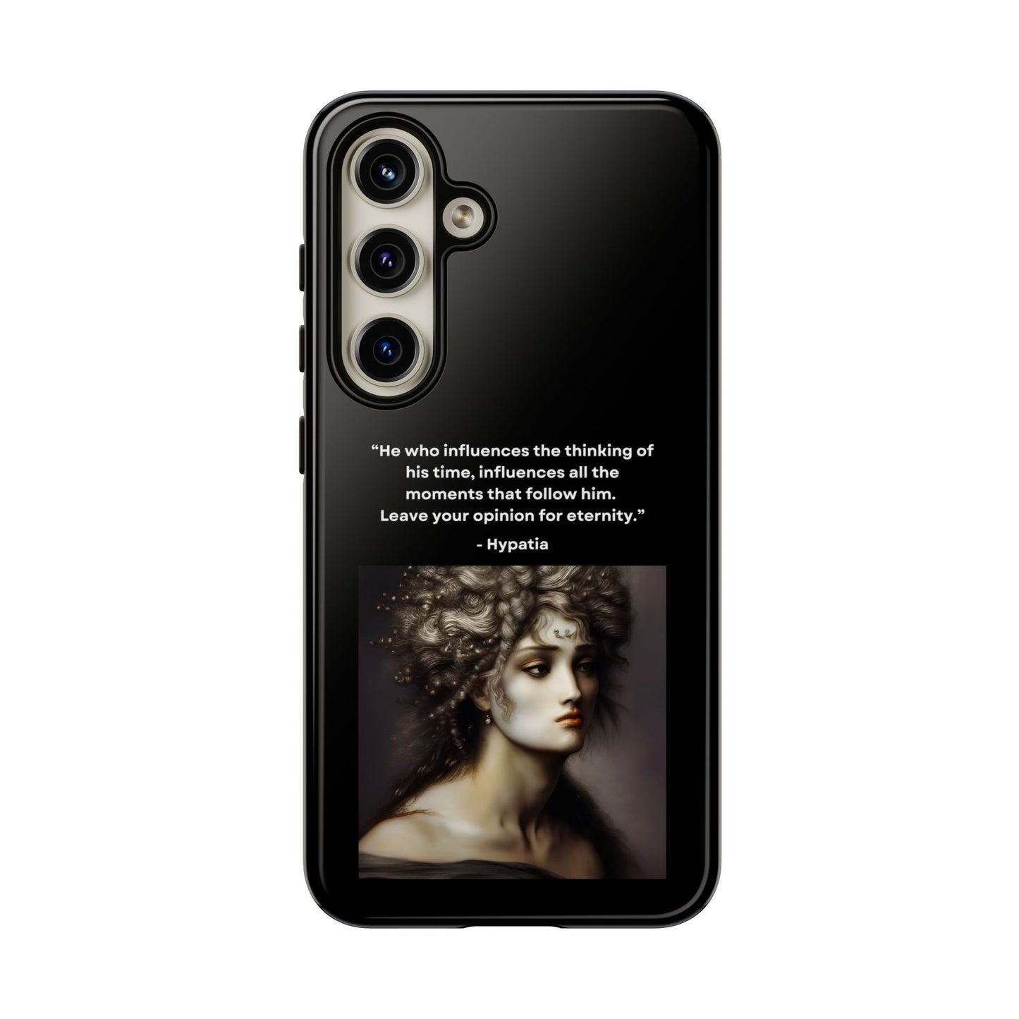 “Leave Your Mark” – Hypatia Quote Tough Phone Case