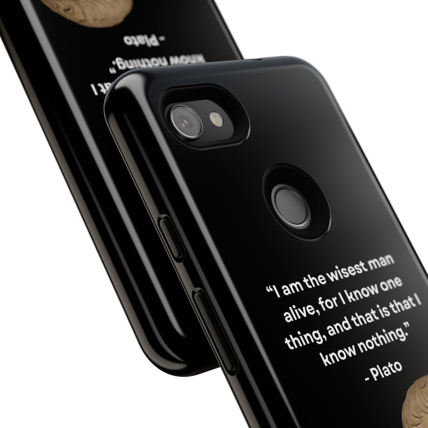 "Know Nothing, Own Wisdom" – Plato Tough Phone Case