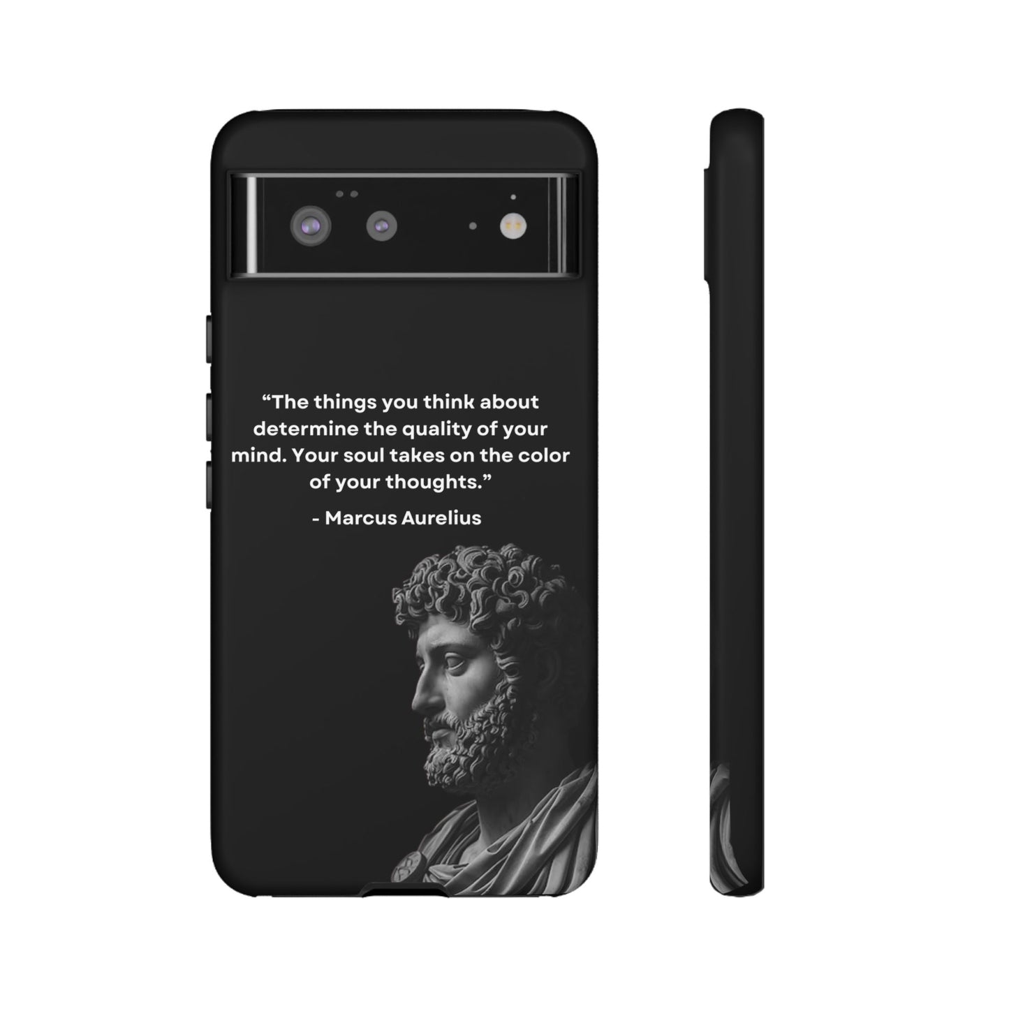 “Color of Thought” – Marcus Aurelius Quote Tough Phone Case