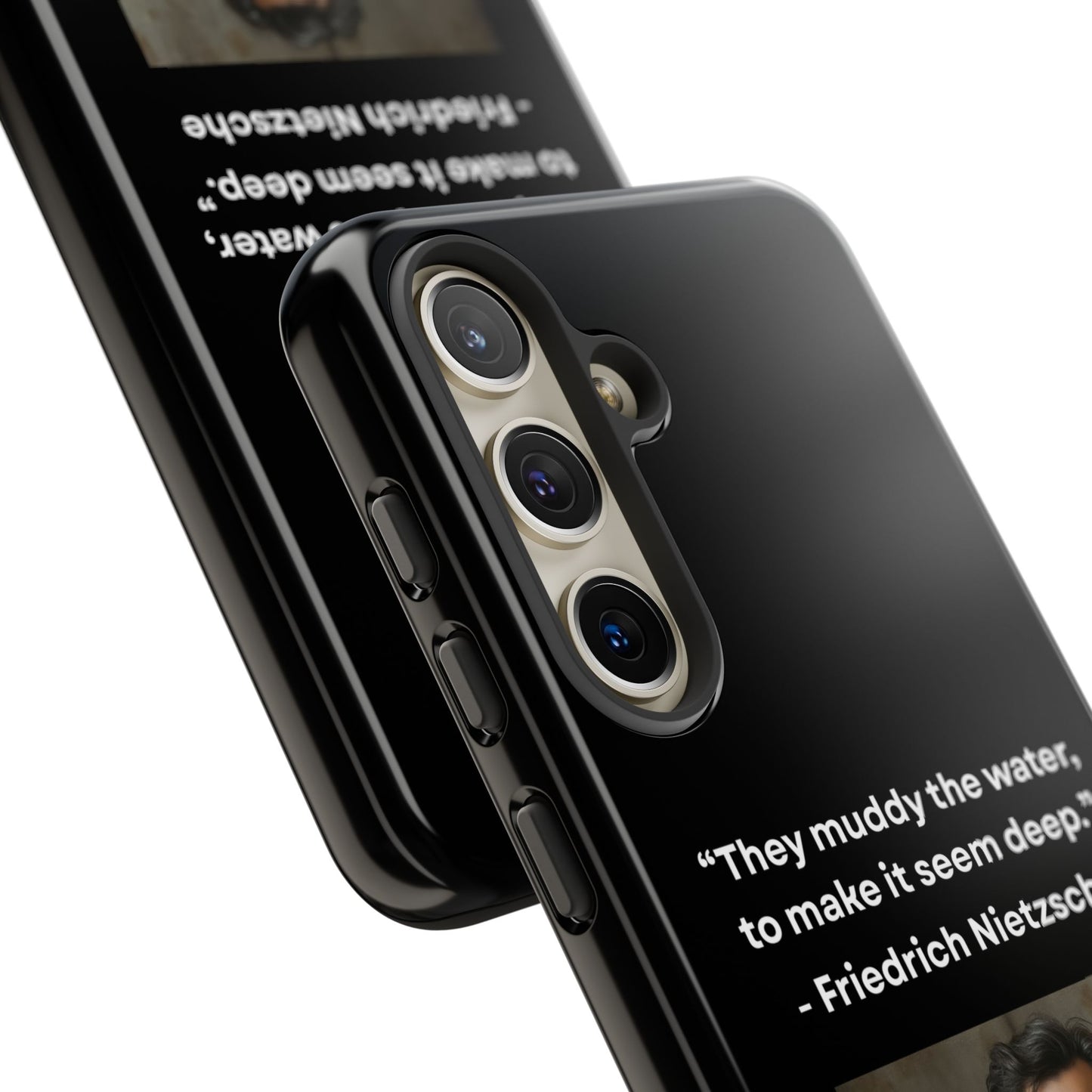 “False Depth” – Friedrich Nietzsche Quote Tough Phone Case