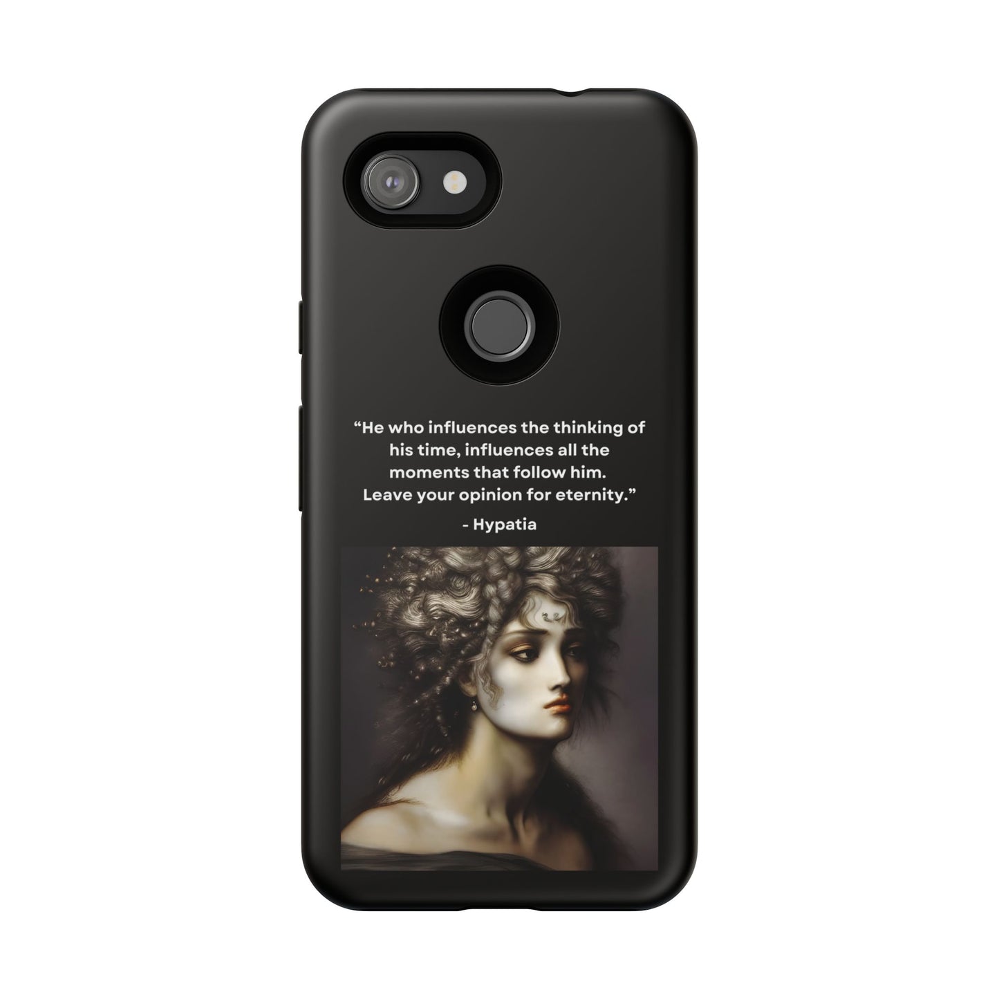 “Leave Your Mark” – Hypatia Quote Tough Phone Case