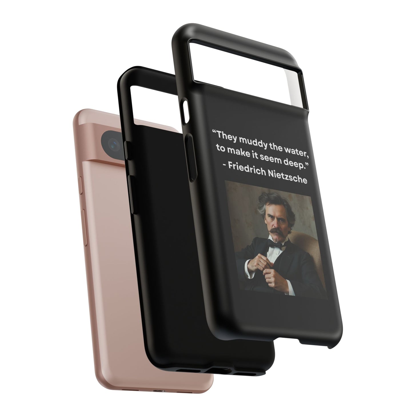 “False Depth” – Friedrich Nietzsche Quote Tough Phone Case