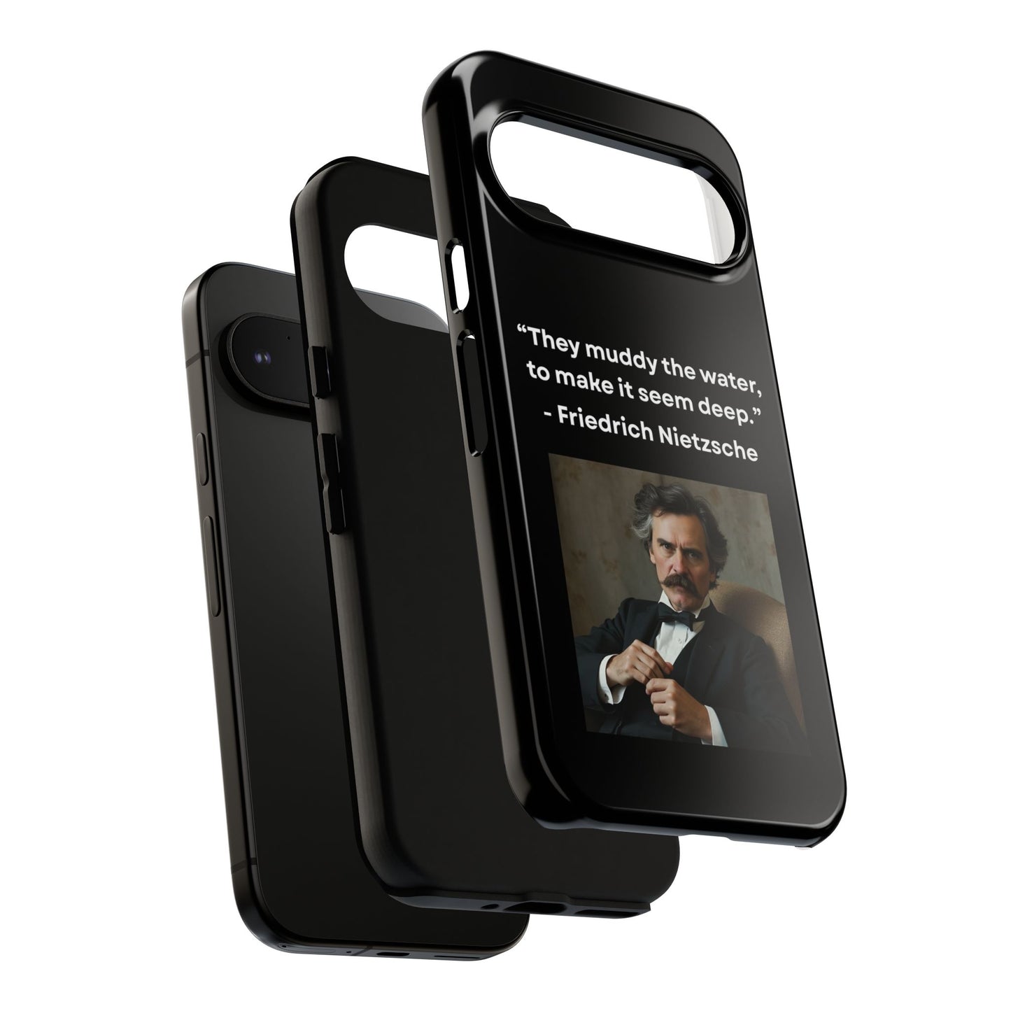 “False Depth” – Friedrich Nietzsche Quote Tough Phone Case