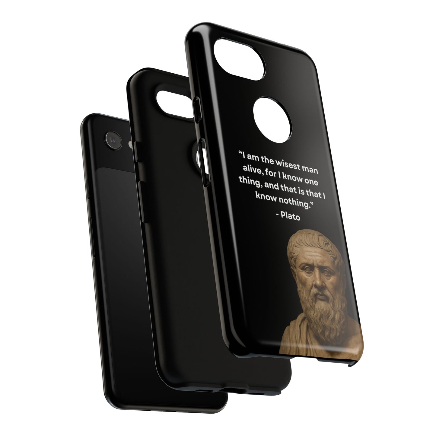 "Know Nothing, Own Wisdom" – Plato Tough Phone Case