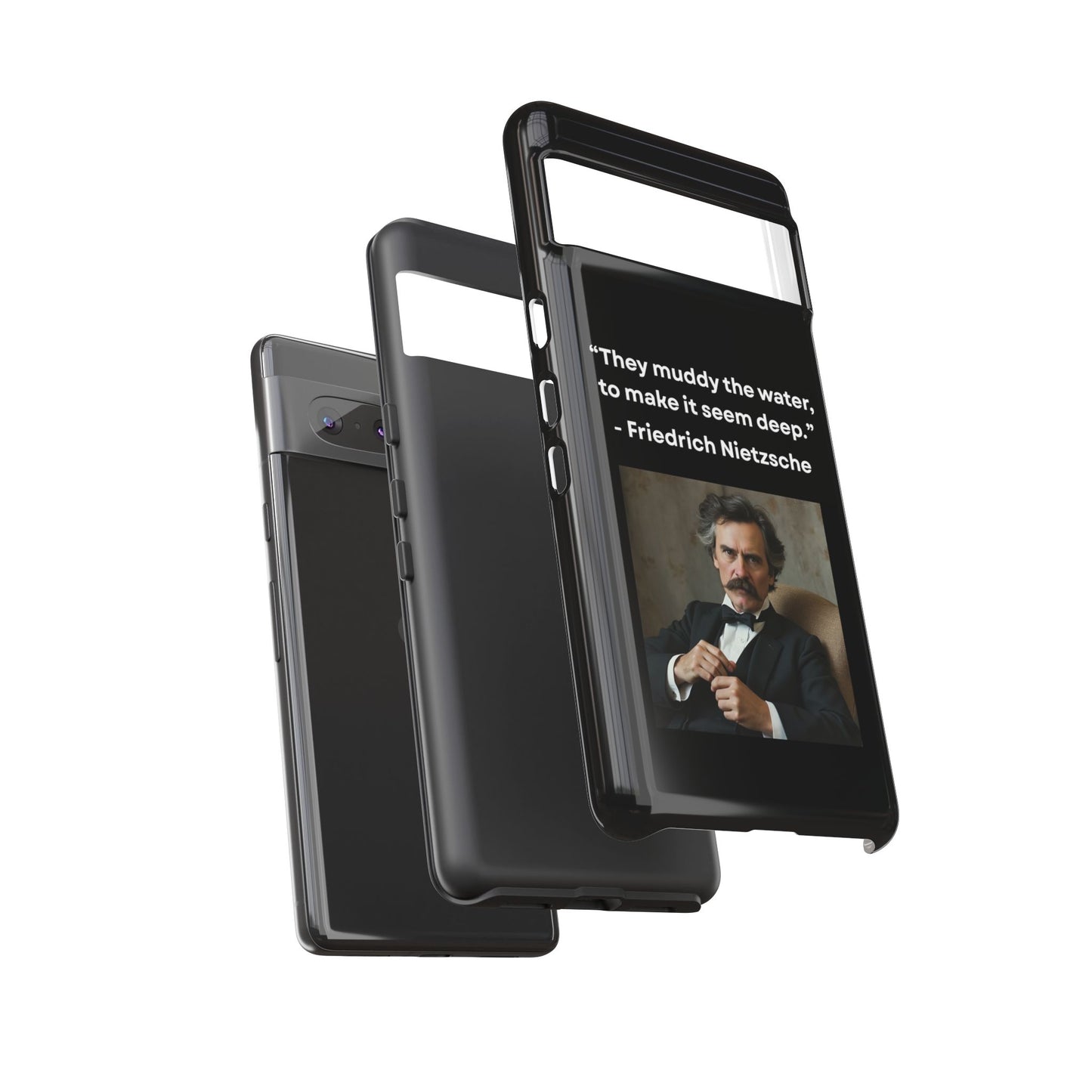 “False Depth” – Friedrich Nietzsche Quote Tough Phone Case
