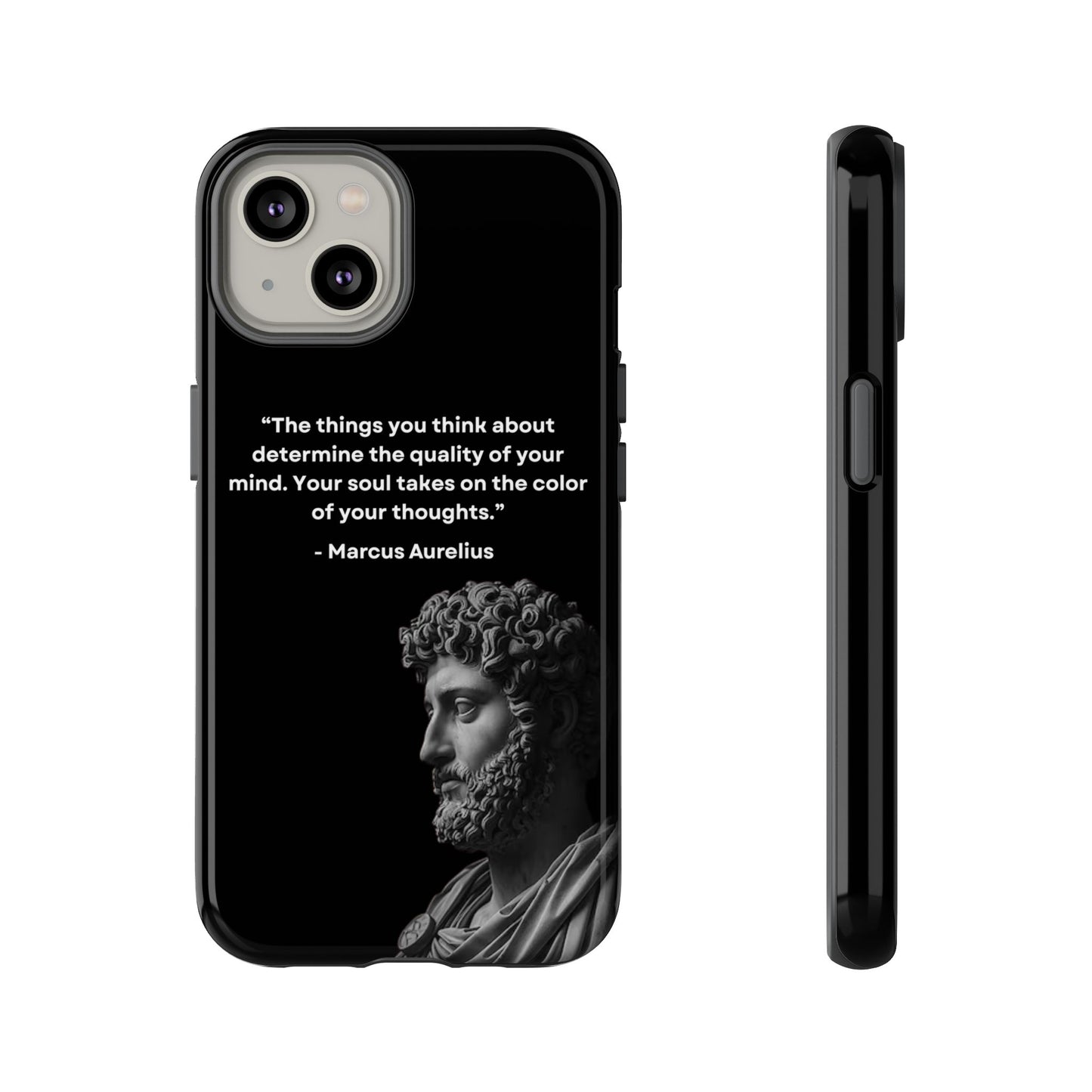 “Color of Thought” – Marcus Aurelius Quote Tough Phone Case
