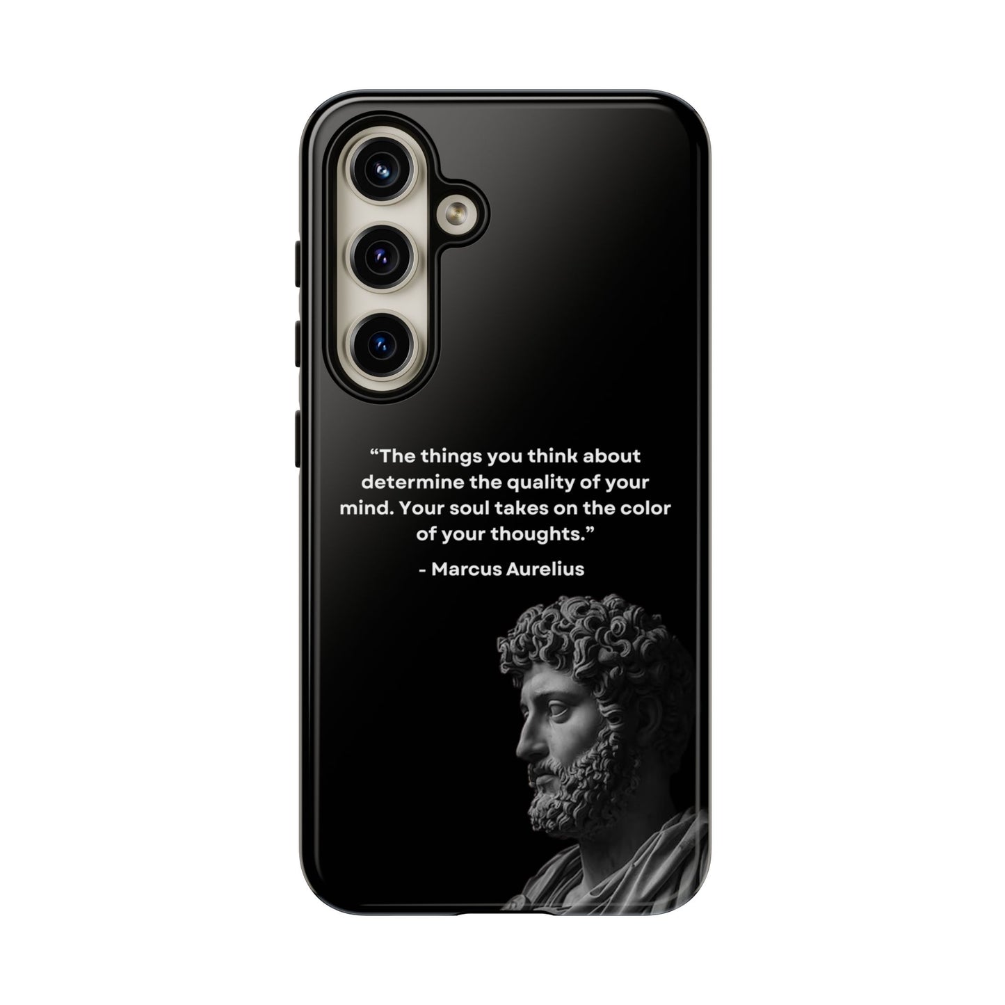 “Color of Thought” – Marcus Aurelius Quote Tough Phone Case