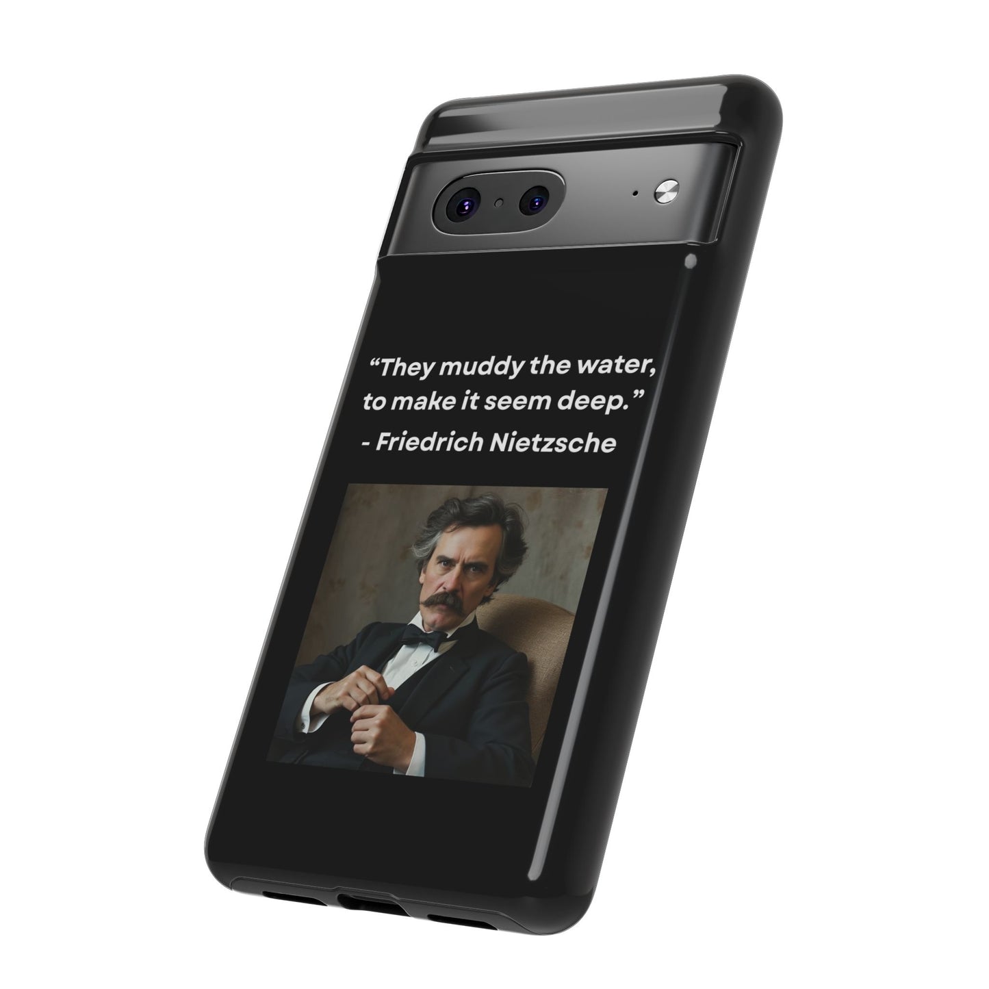 “False Depth” – Friedrich Nietzsche Quote Tough Phone Case