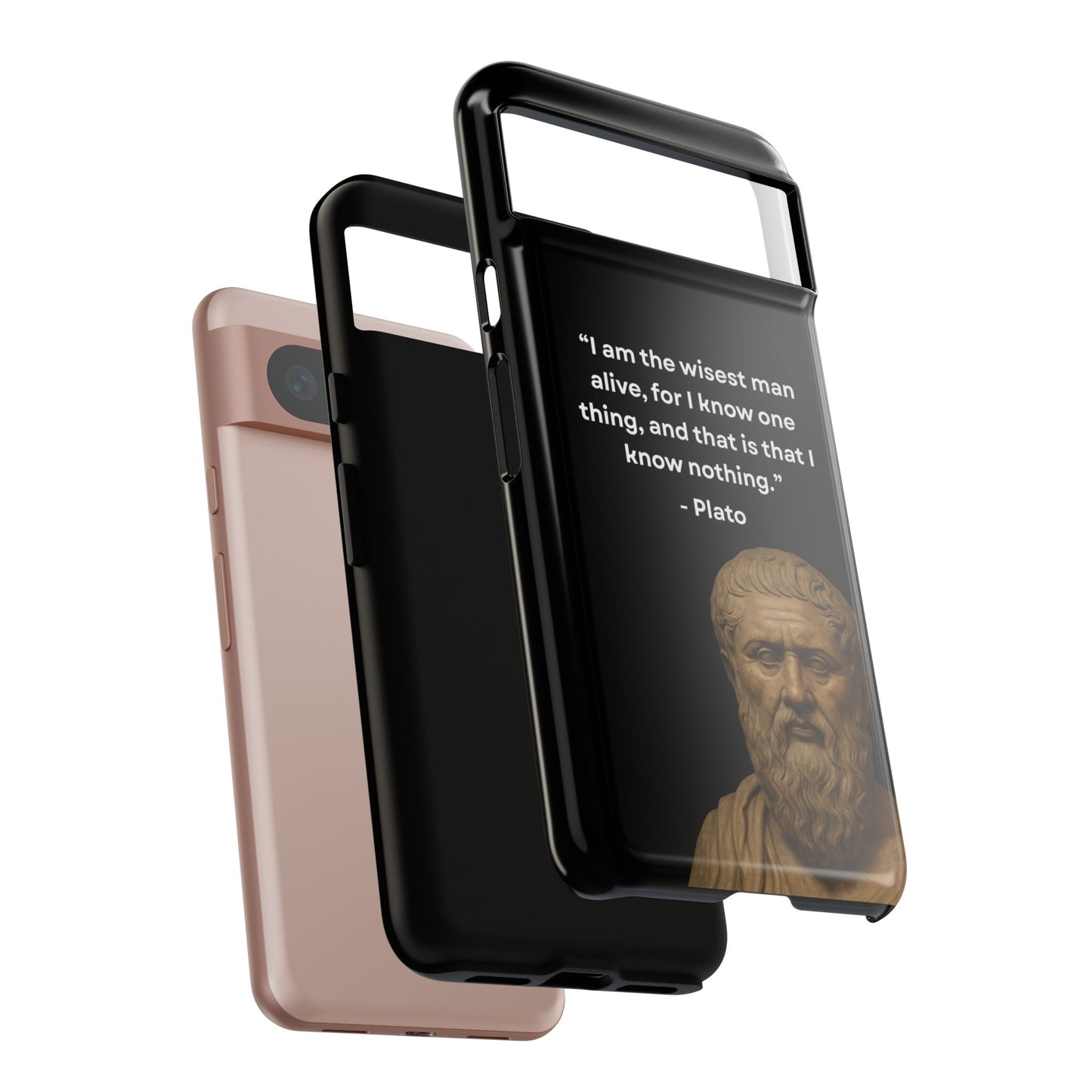 "Know Nothing, Own Wisdom" – Plato Tough Phone Case