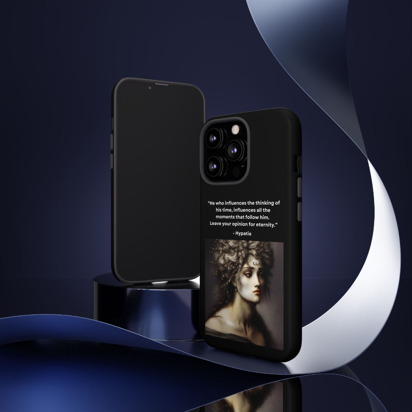 “Leave Your Mark” – Hypatia Quote Tough Phone Case