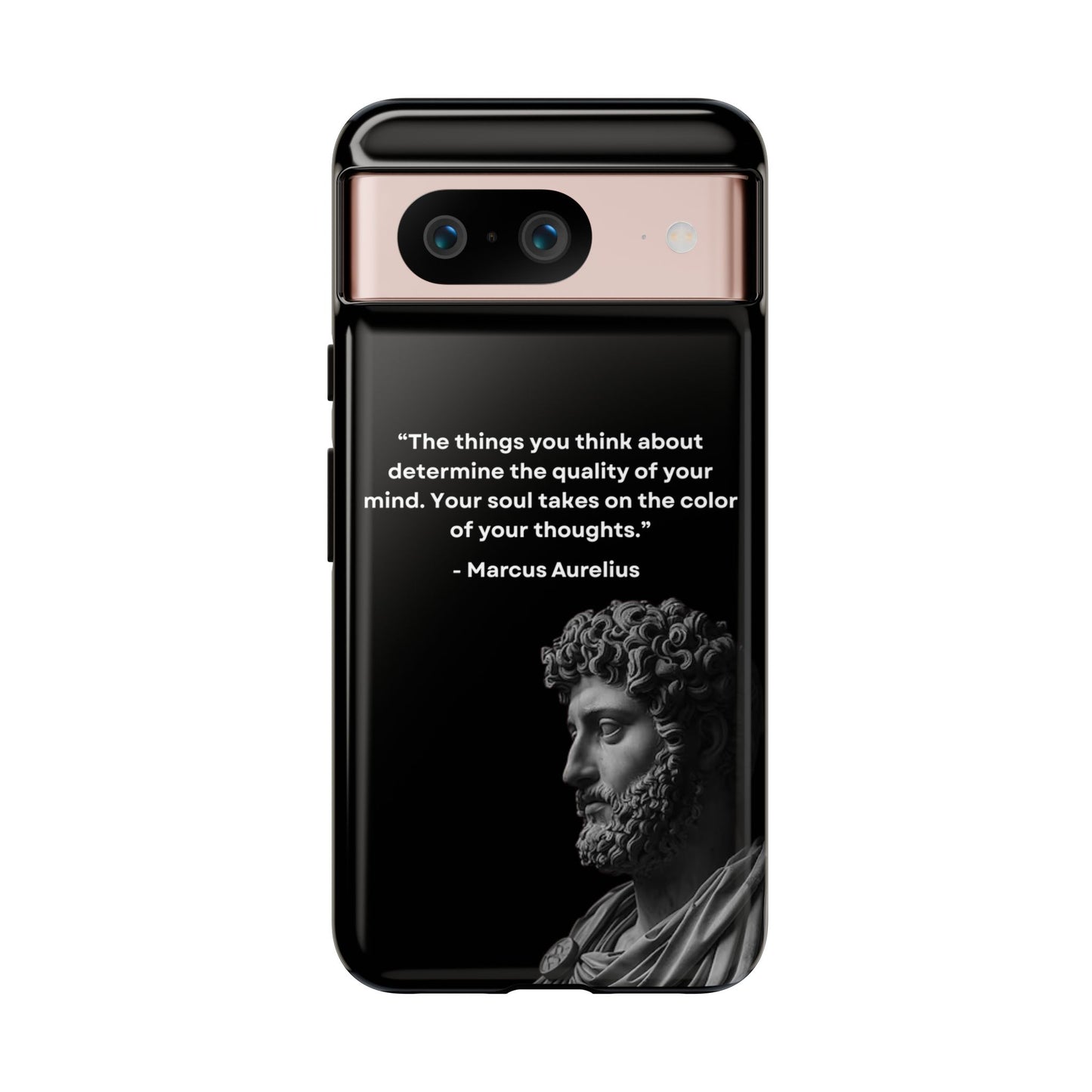 “Color of Thought” – Marcus Aurelius Quote Tough Phone Case