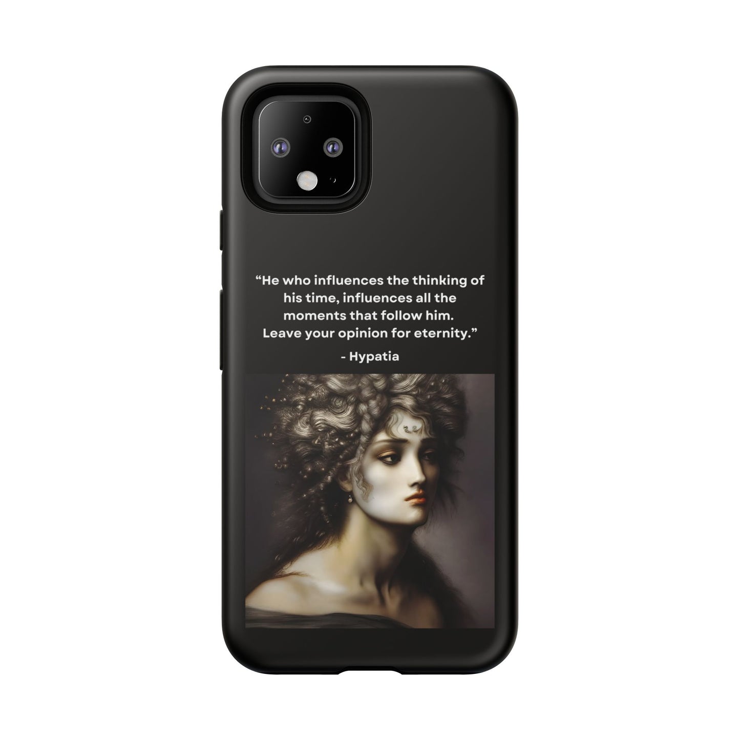 “Leave Your Mark” – Hypatia Quote Tough Phone Case