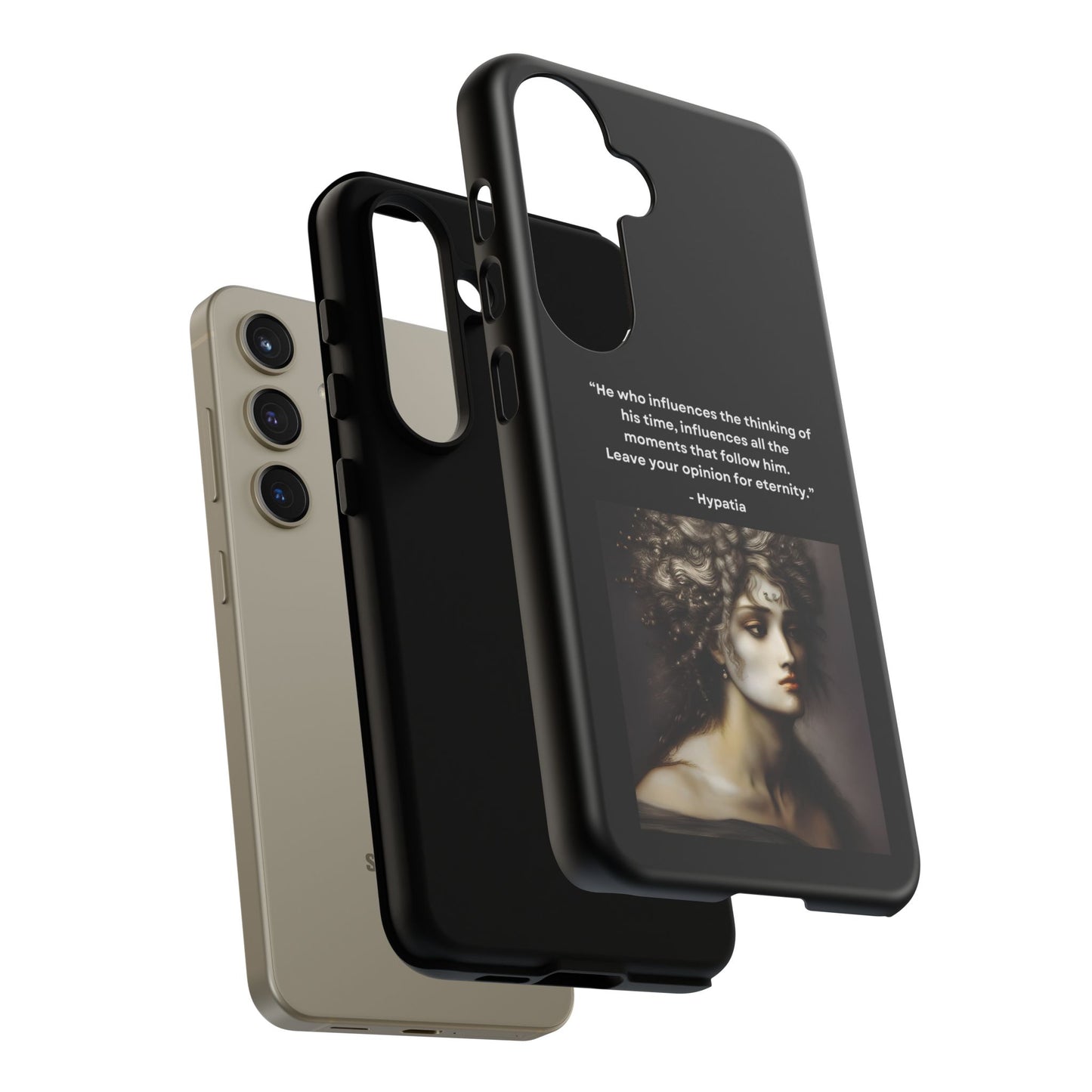 “Leave Your Mark” – Hypatia Quote Tough Phone Case