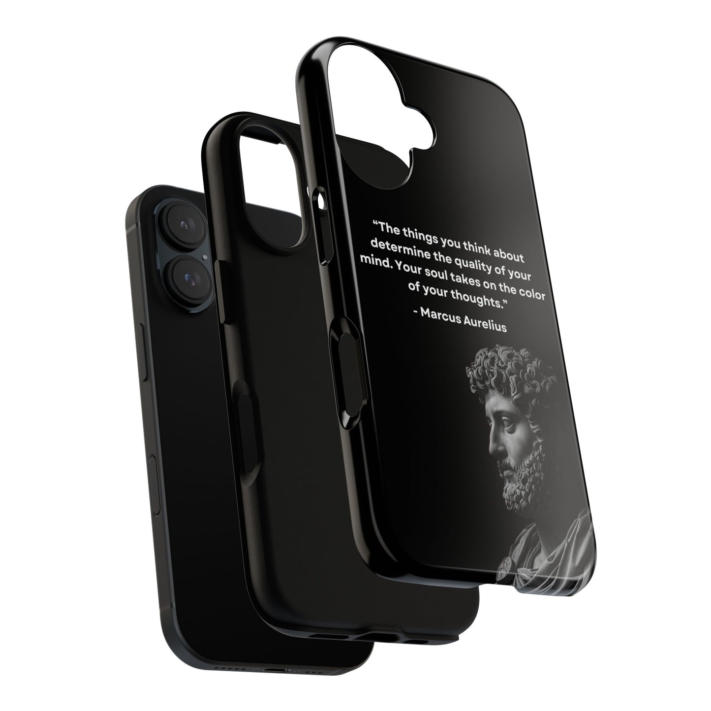 “Color of Thought” – Marcus Aurelius Quote Tough Phone Case