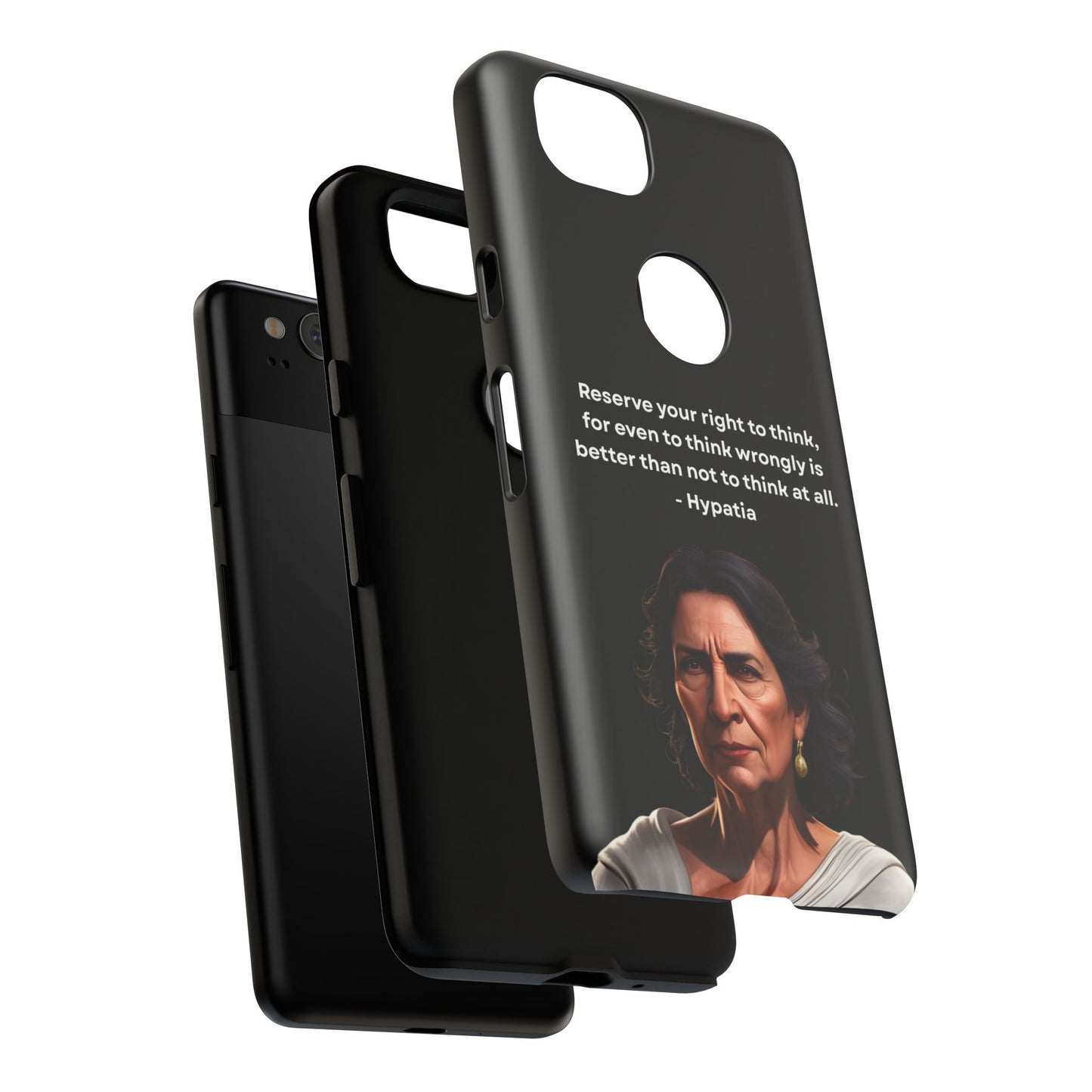 “Think Boldly” – Hypatia Quote Tough Phone Case