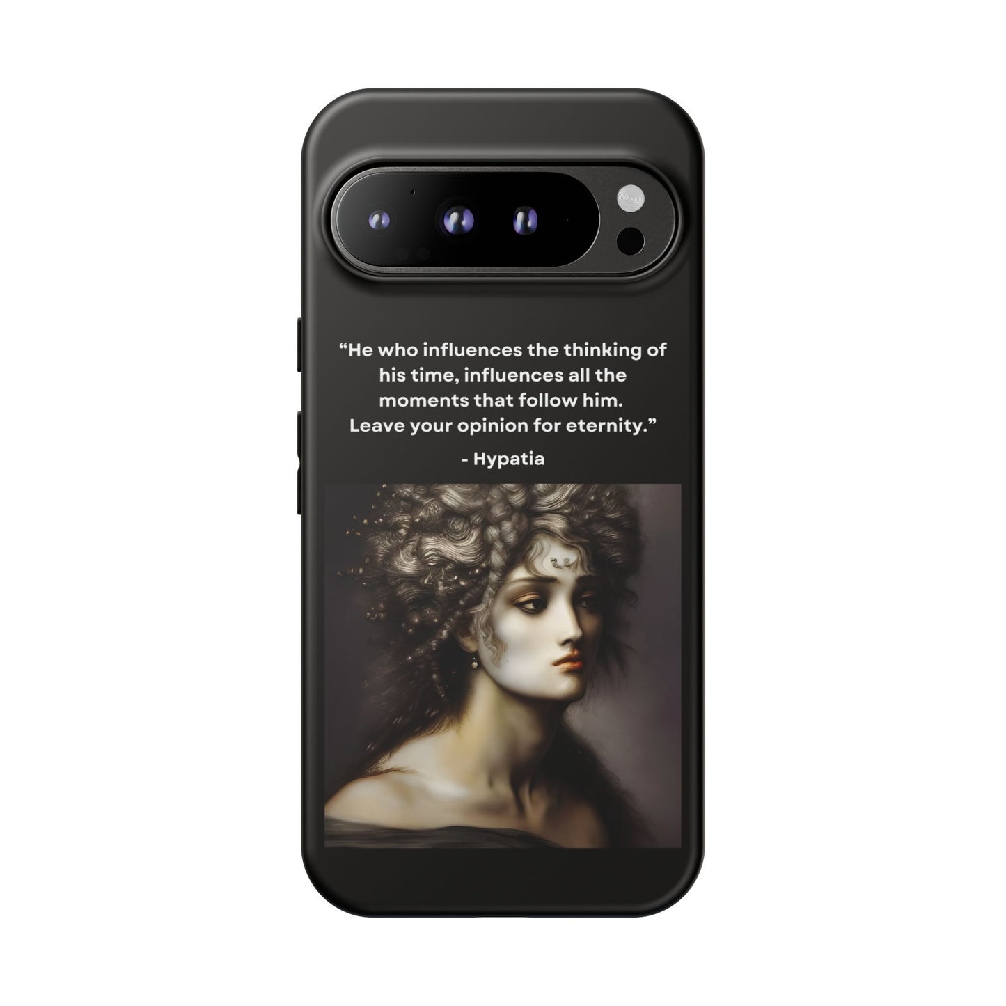 “Leave Your Mark” – Hypatia Quote Tough Phone Case