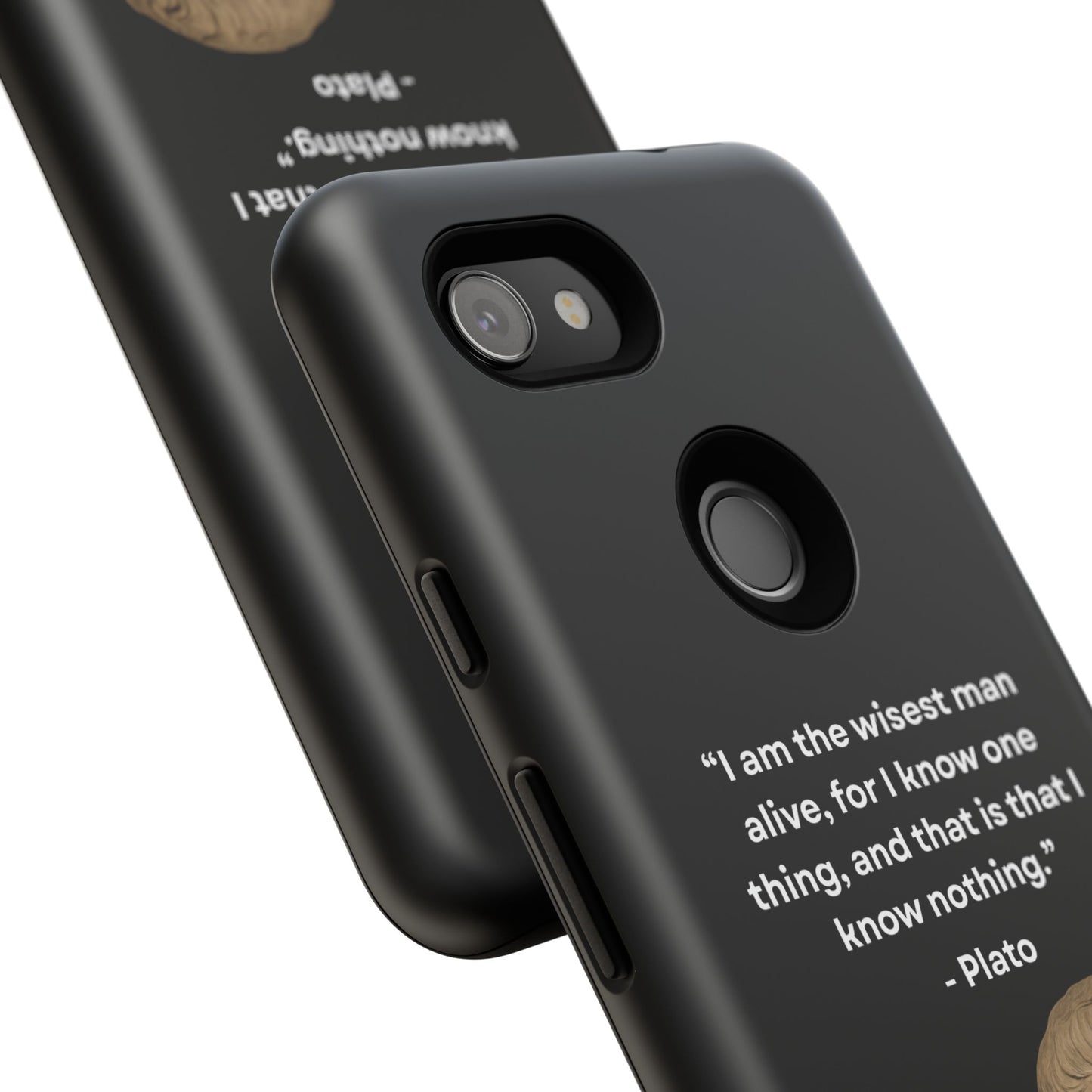 "Know Nothing, Own Wisdom" – Plato Tough Phone Case