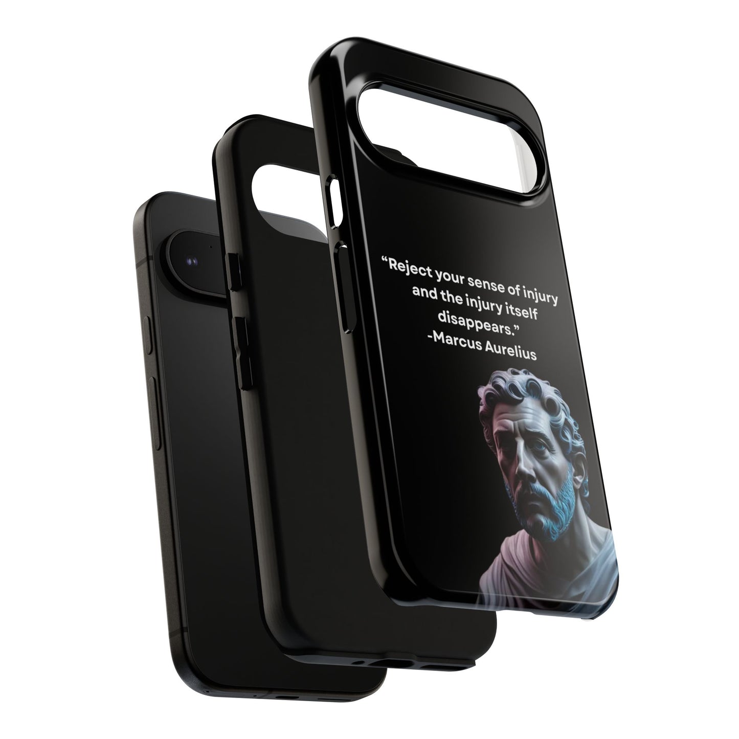 “Strength Within” – Marcus Aurelius Quote Tough Phone Case