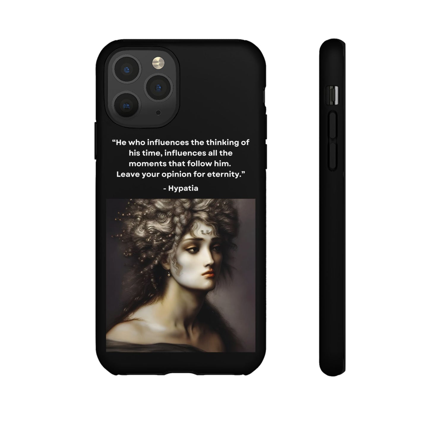 “Leave Your Mark” – Hypatia Quote Tough Phone Case