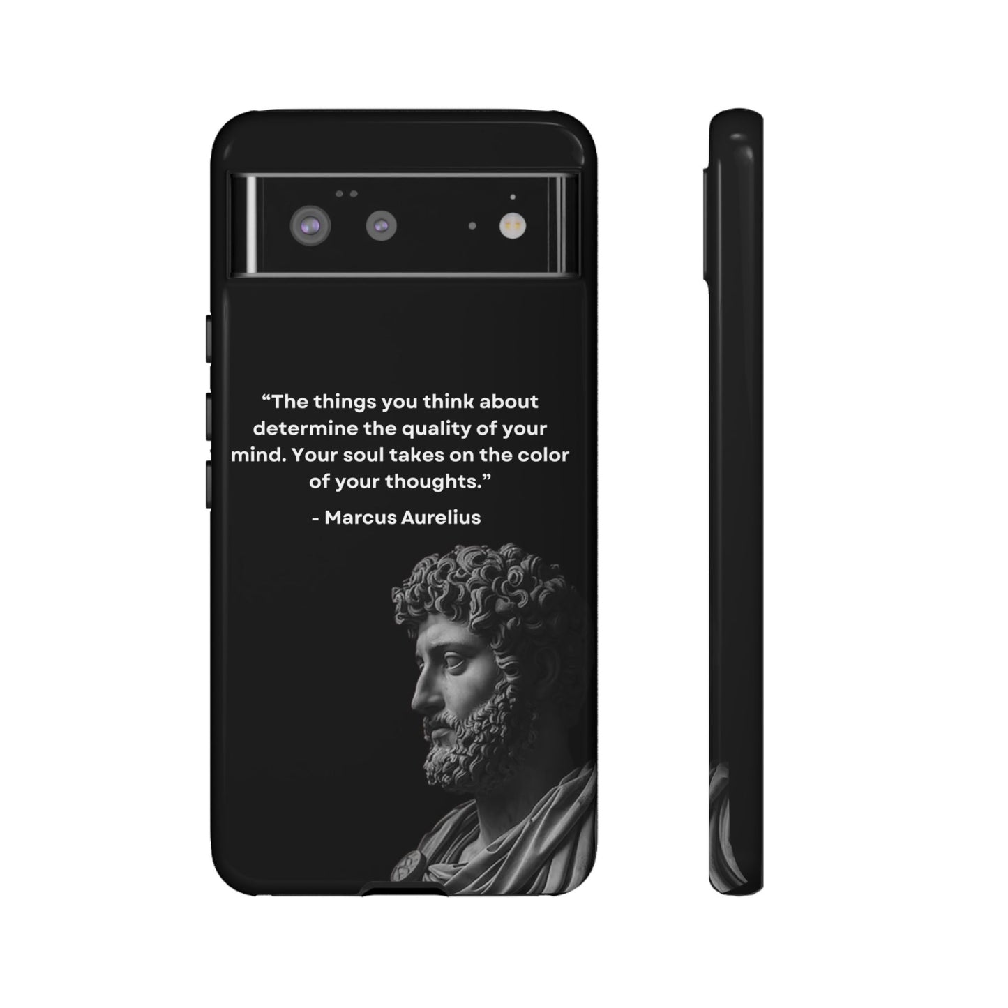 “Color of Thought” – Marcus Aurelius Quote Tough Phone Case