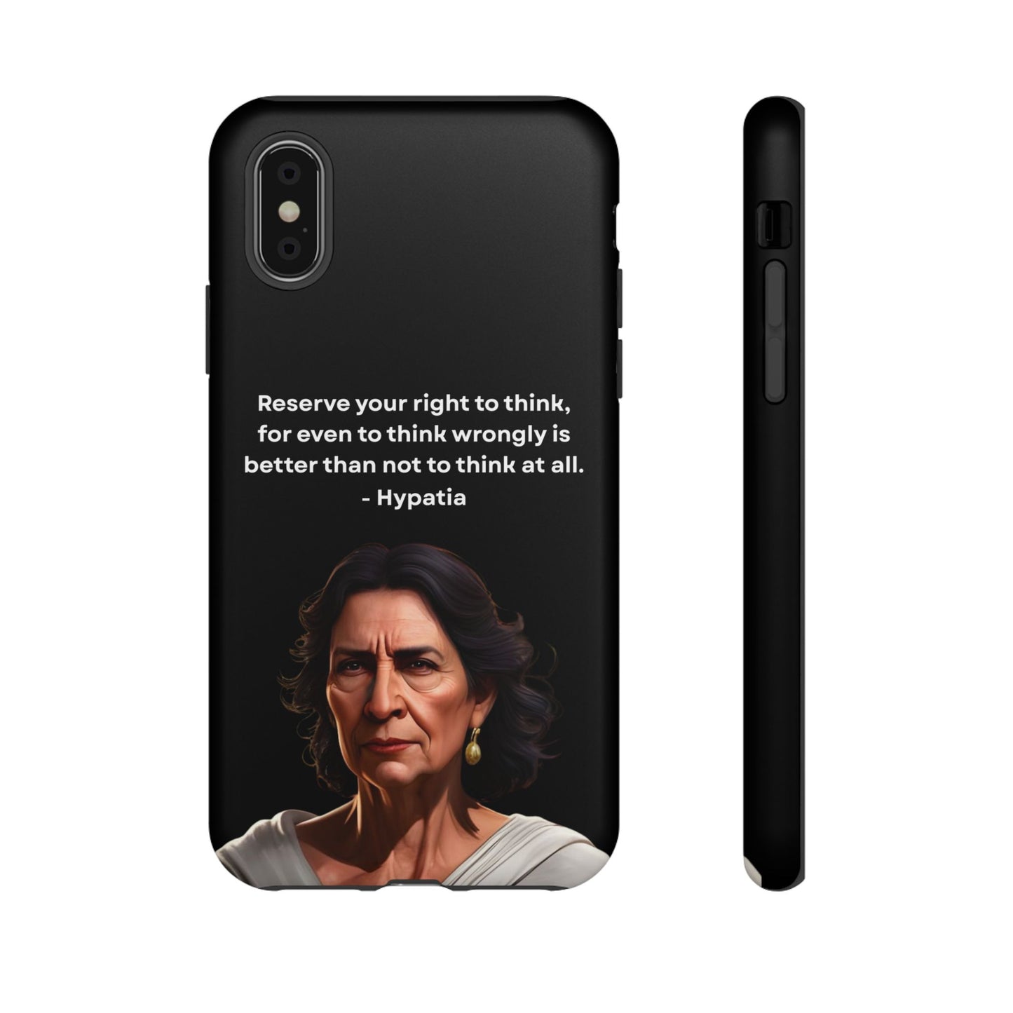 “Think Boldly” – Hypatia Quote Tough Phone Case