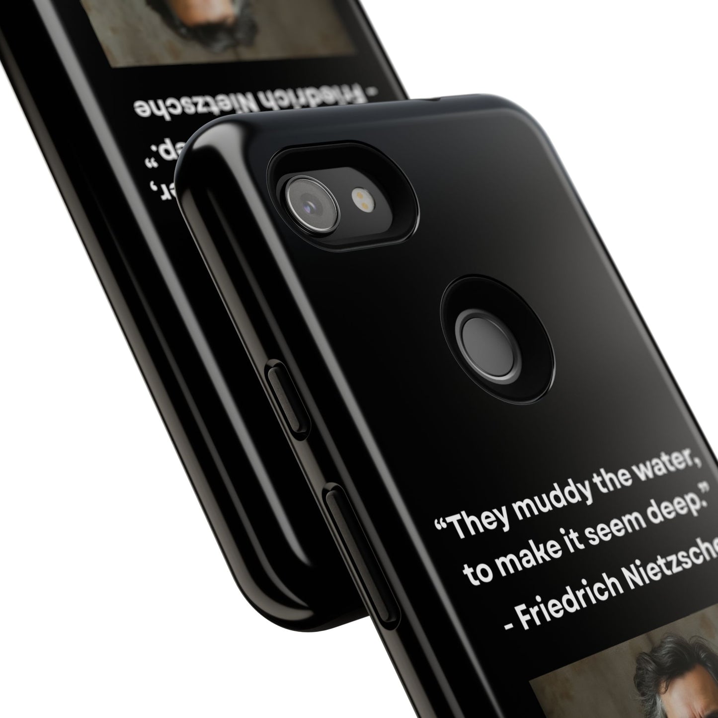“False Depth” – Friedrich Nietzsche Quote Tough Phone Case
