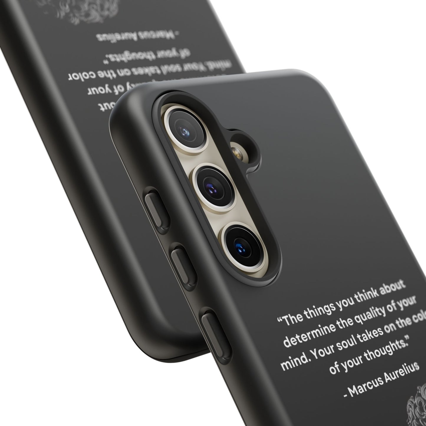 “Color of Thought” – Marcus Aurelius Quote Tough Phone Case