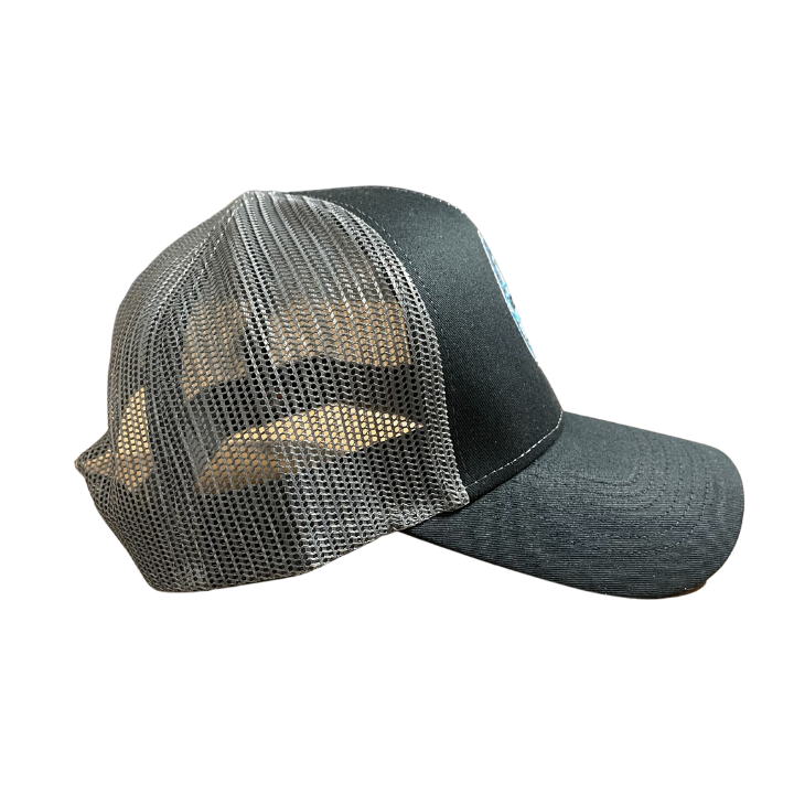 OG Buzztime Mesh Trucker - Black/Charcoal