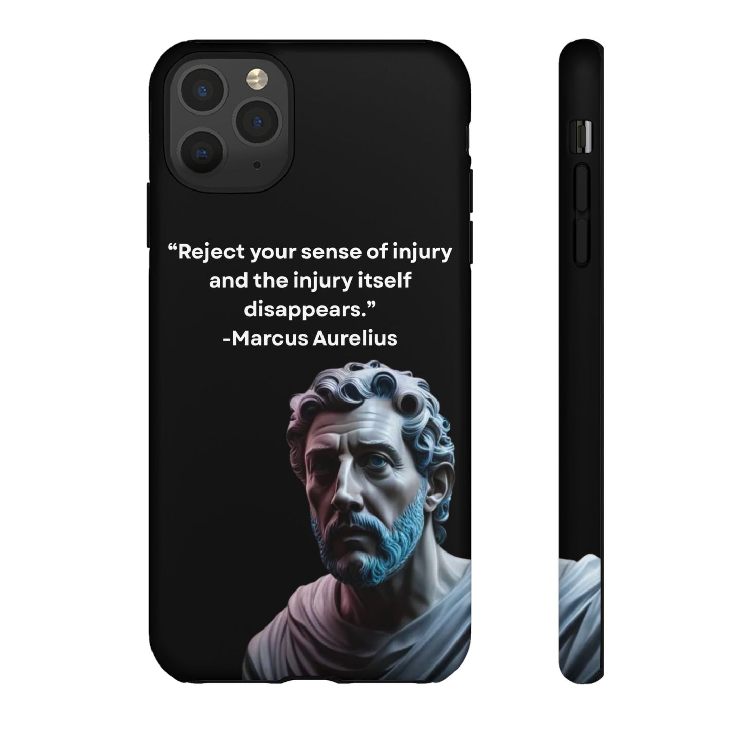 “Strength Within” – Marcus Aurelius Quote Tough Phone Case