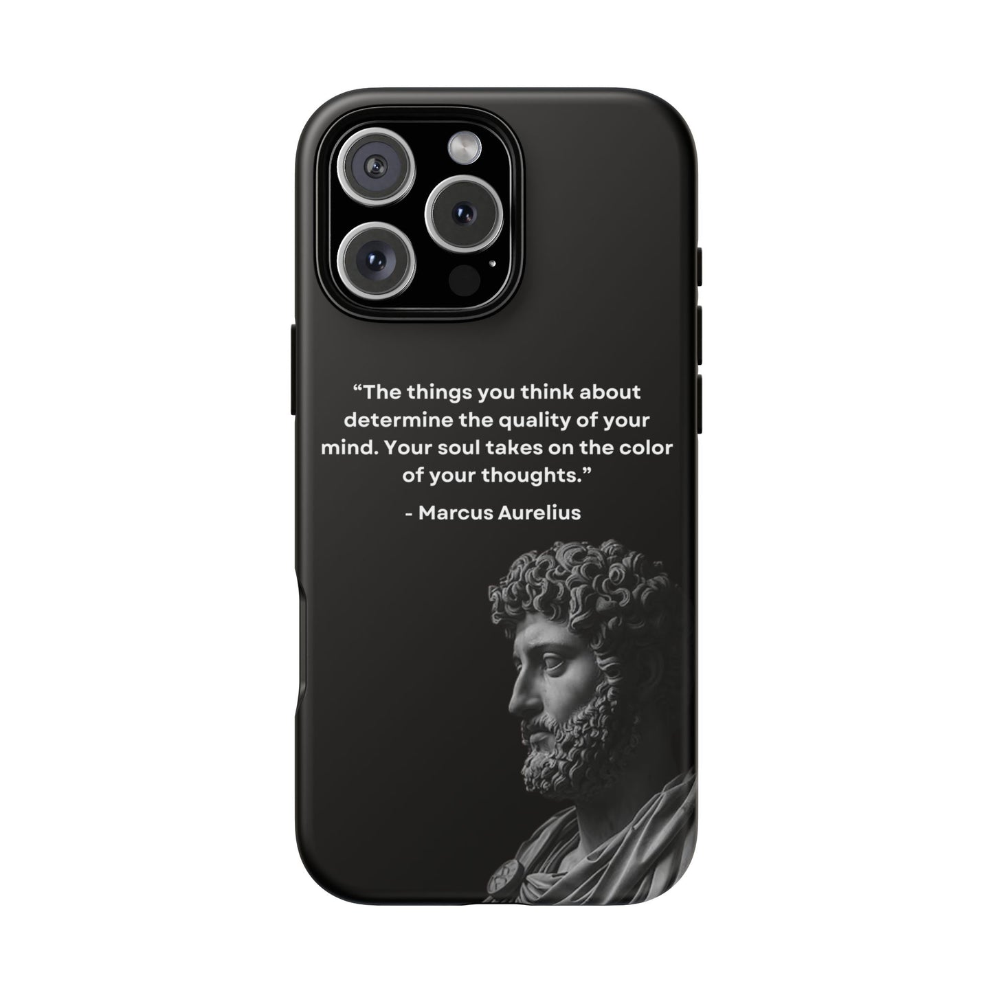 “Color of Thought” – Marcus Aurelius Quote Tough Phone Case