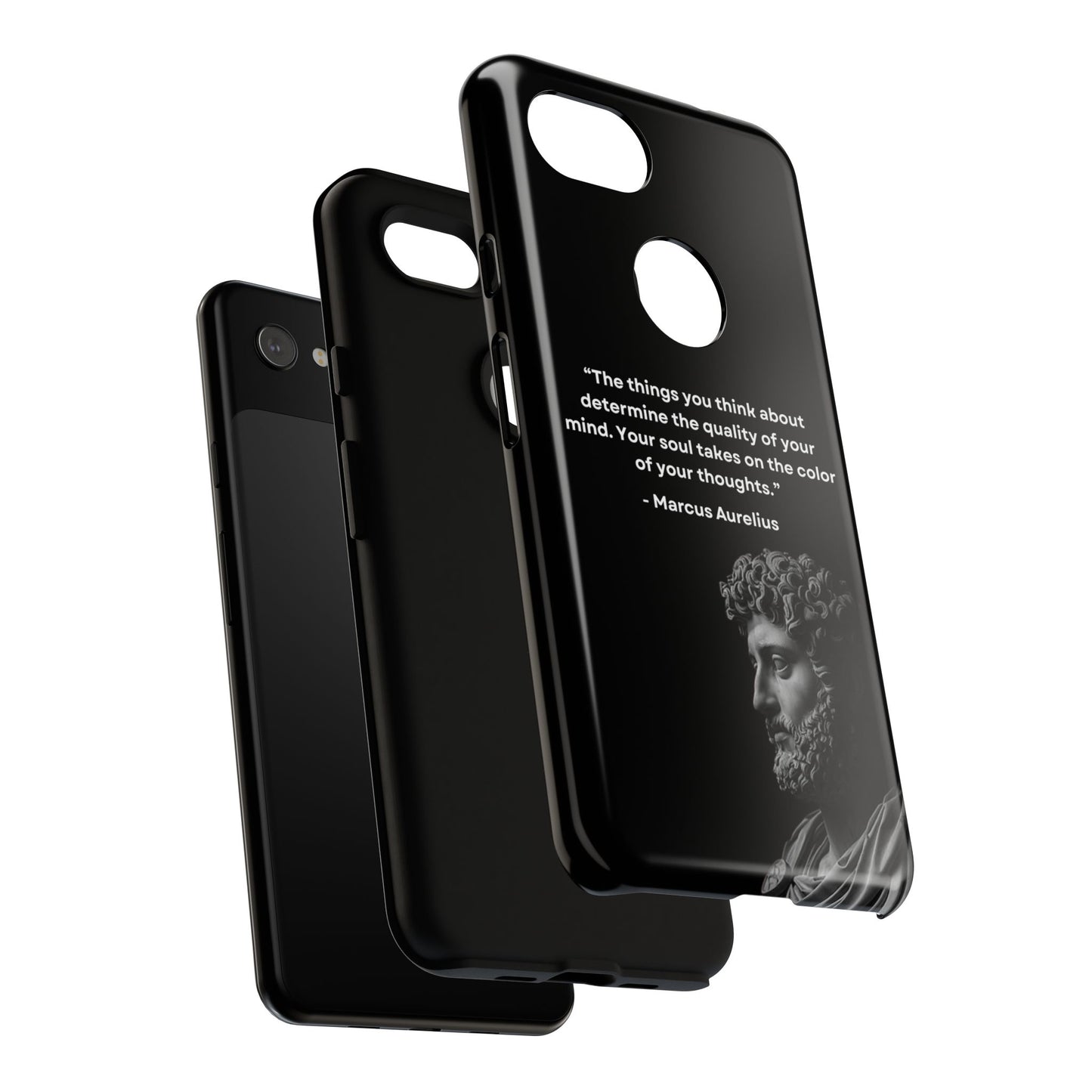 “Color of Thought” – Marcus Aurelius Quote Tough Phone Case