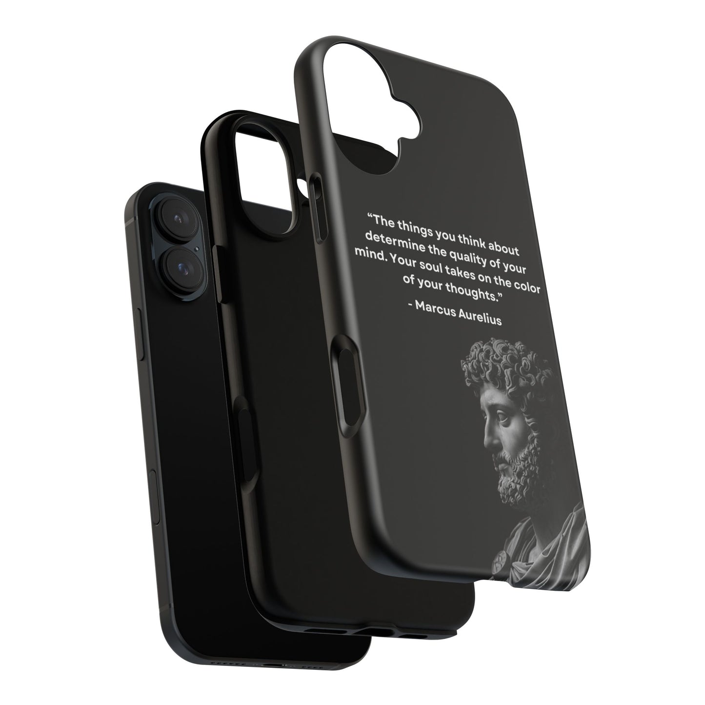“Color of Thought” – Marcus Aurelius Quote Tough Phone Case