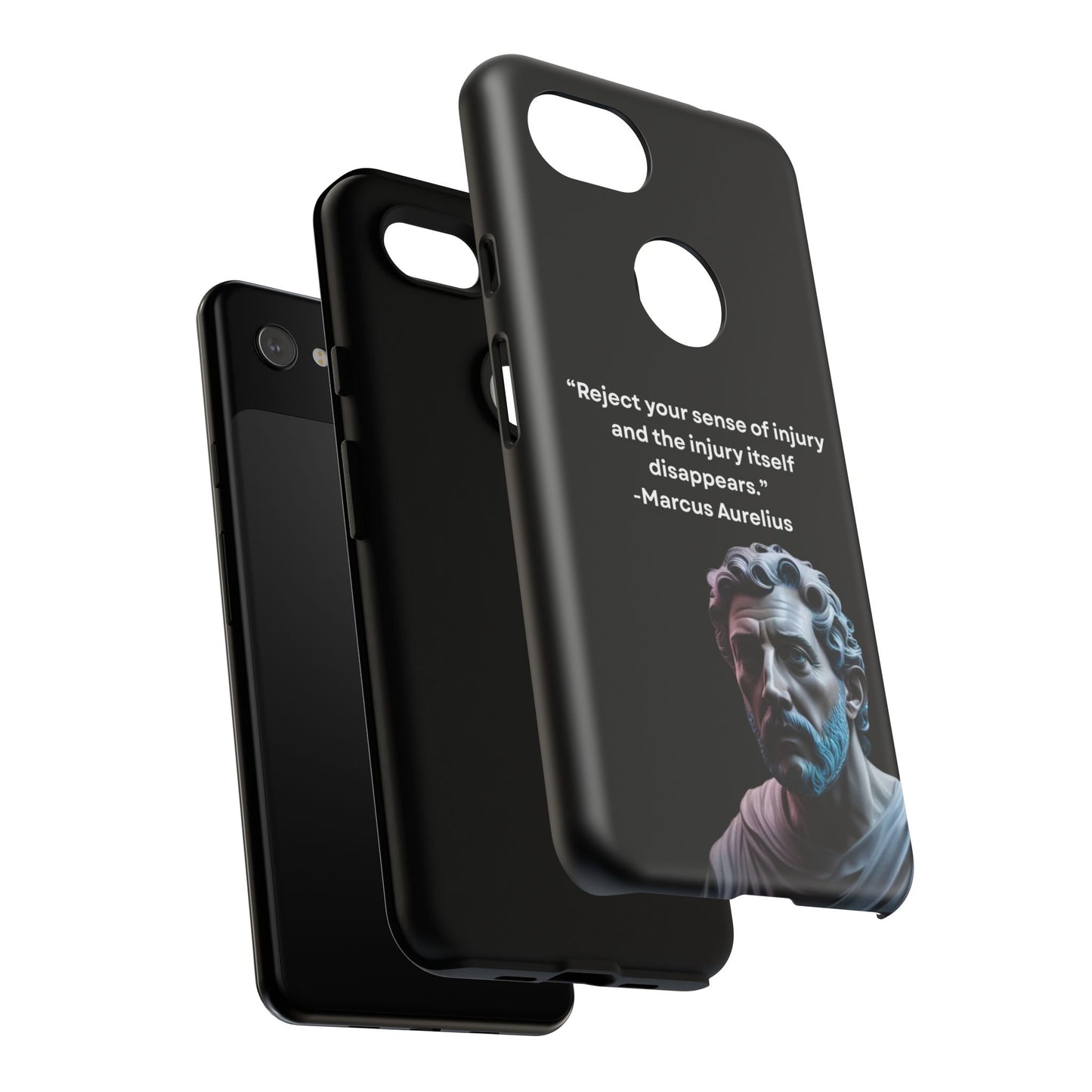 “Strength Within” – Marcus Aurelius Quote Tough Phone Case