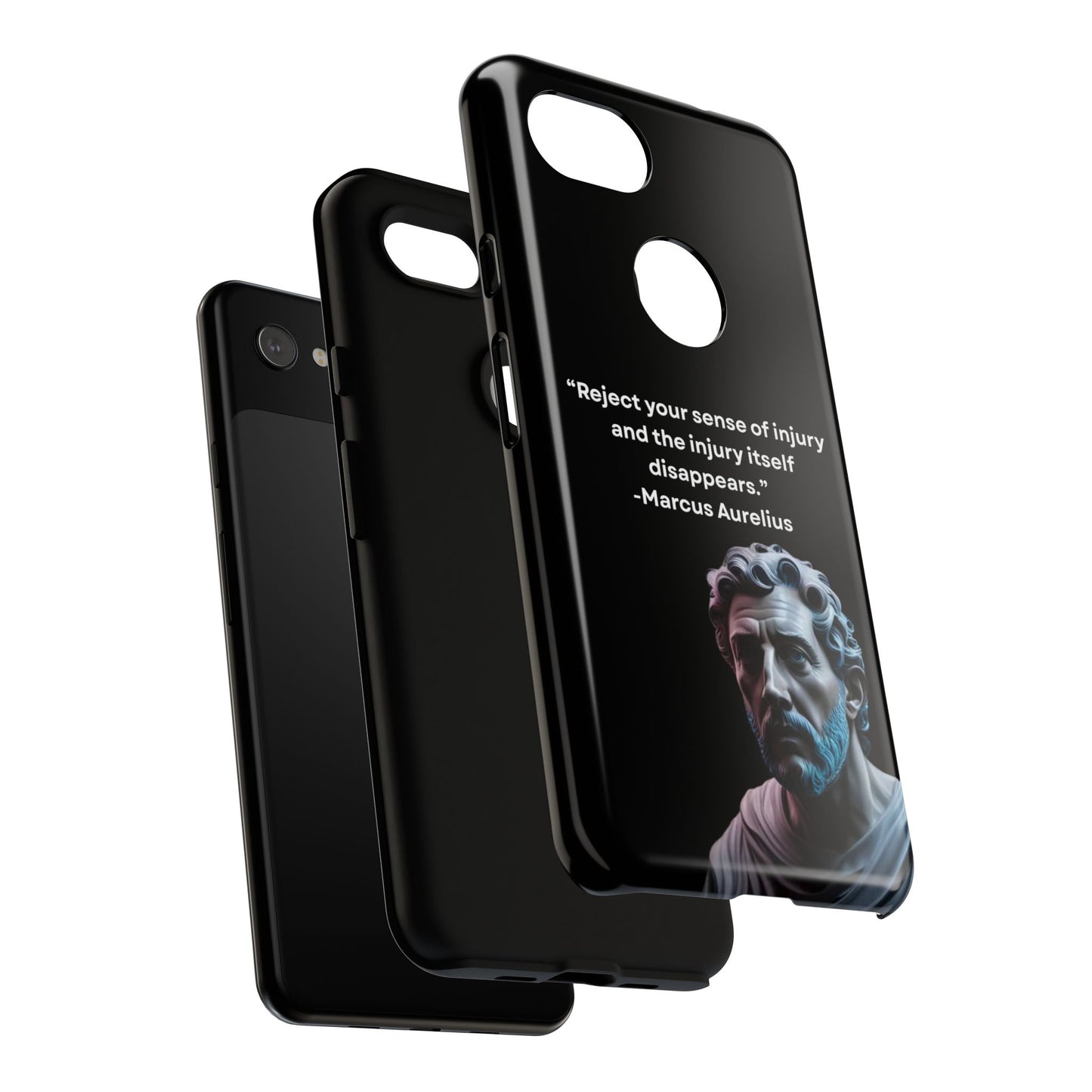 “Strength Within” – Marcus Aurelius Quote Tough Phone Case