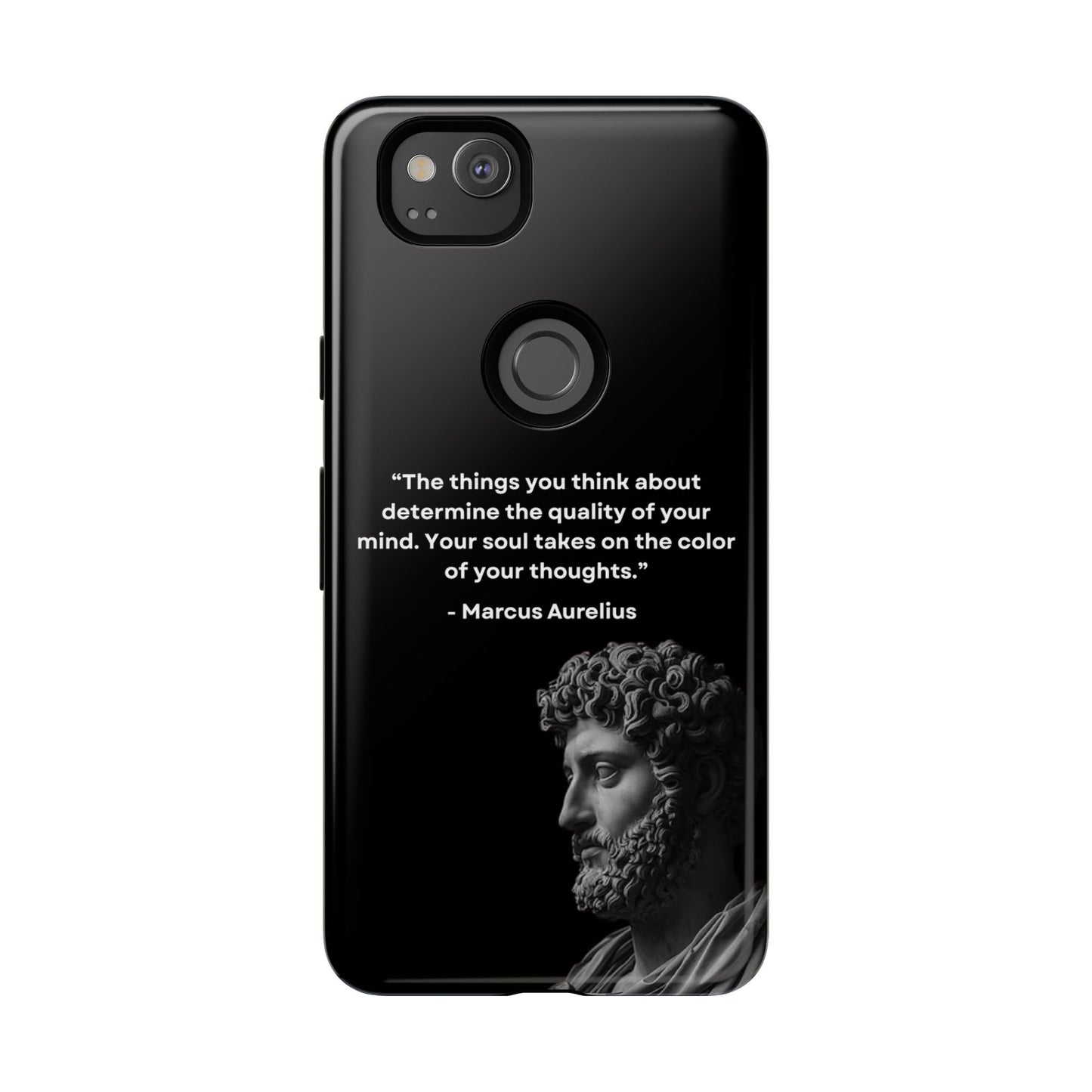 “Color of Thought” – Marcus Aurelius Quote Tough Phone Case
