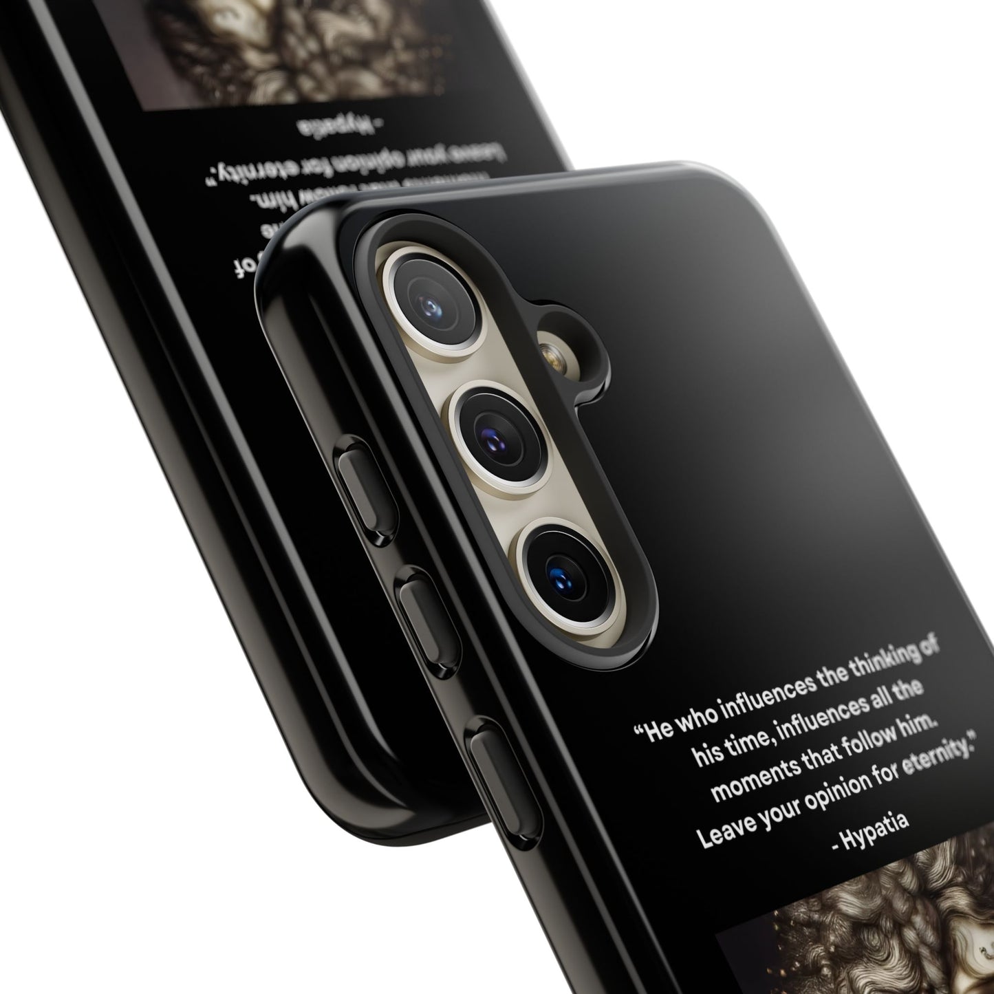 “Leave Your Mark” – Hypatia Quote Tough Phone Case