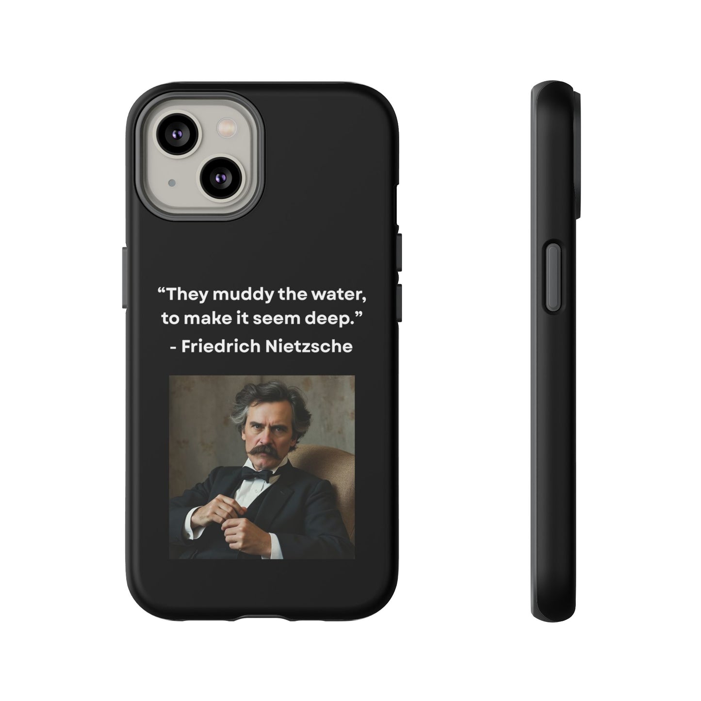 “False Depth” – Friedrich Nietzsche Quote Tough Phone Case