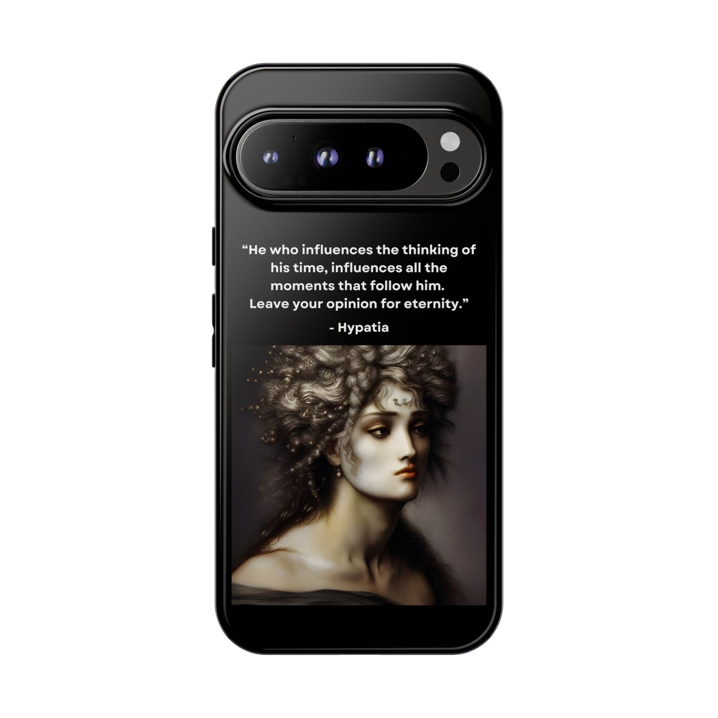 “Leave Your Mark” – Hypatia Quote Tough Phone Case