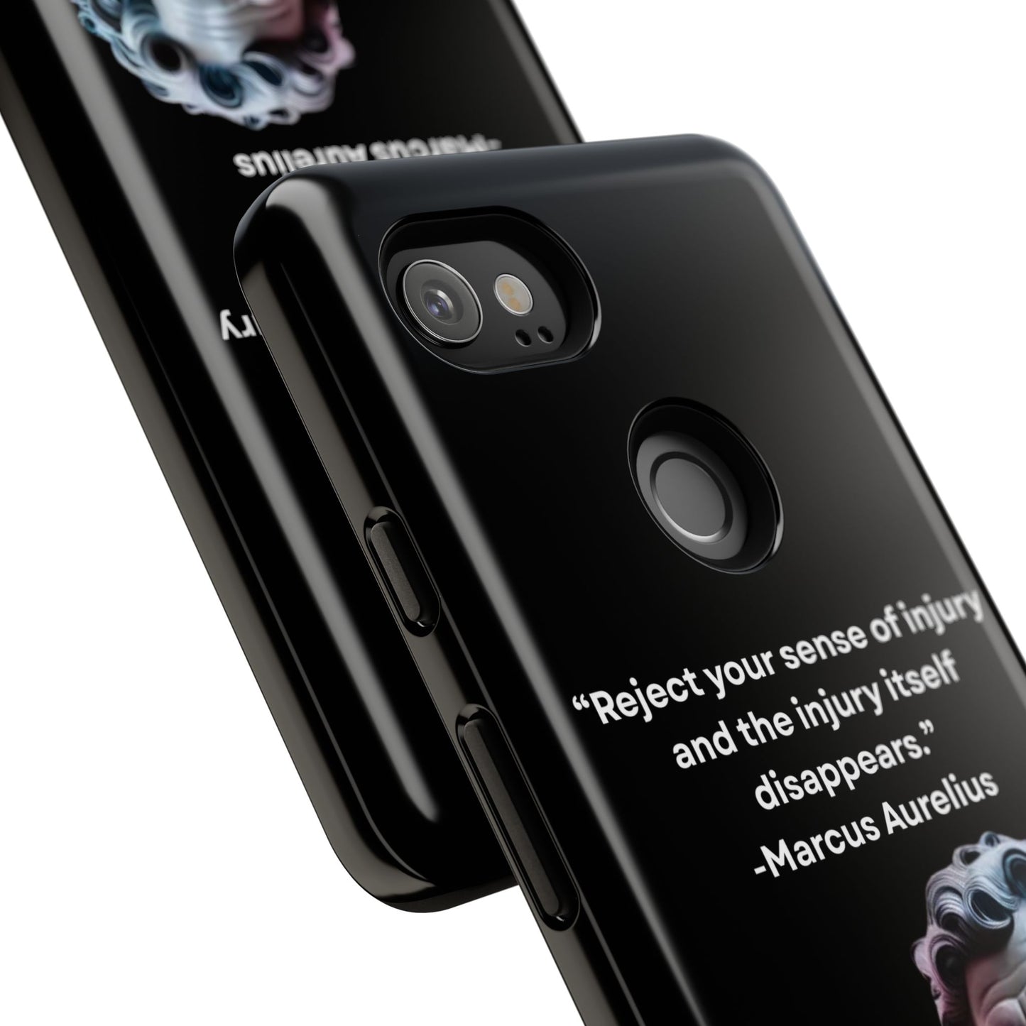 “Strength Within” – Marcus Aurelius Quote Tough Phone Case