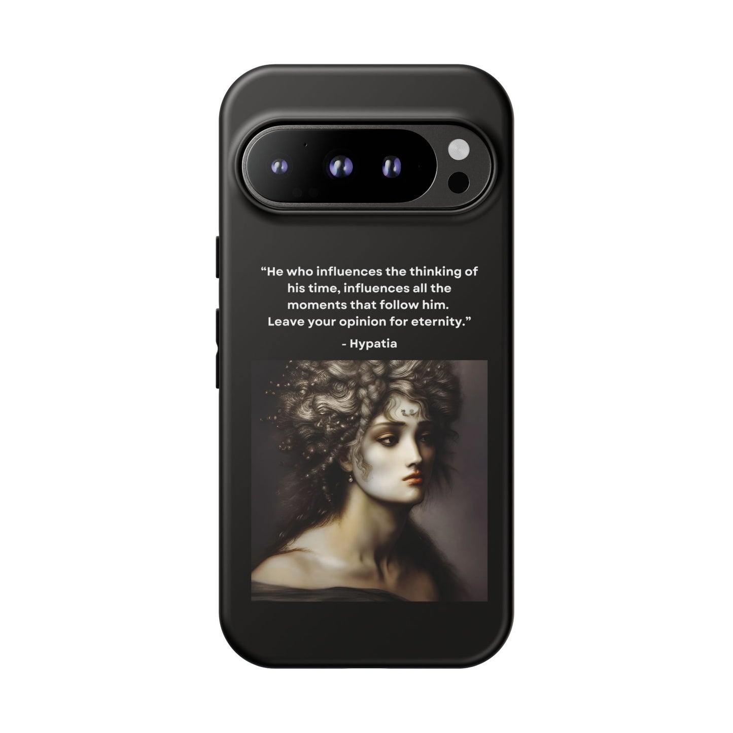 “Leave Your Mark” – Hypatia Quote Tough Phone Case