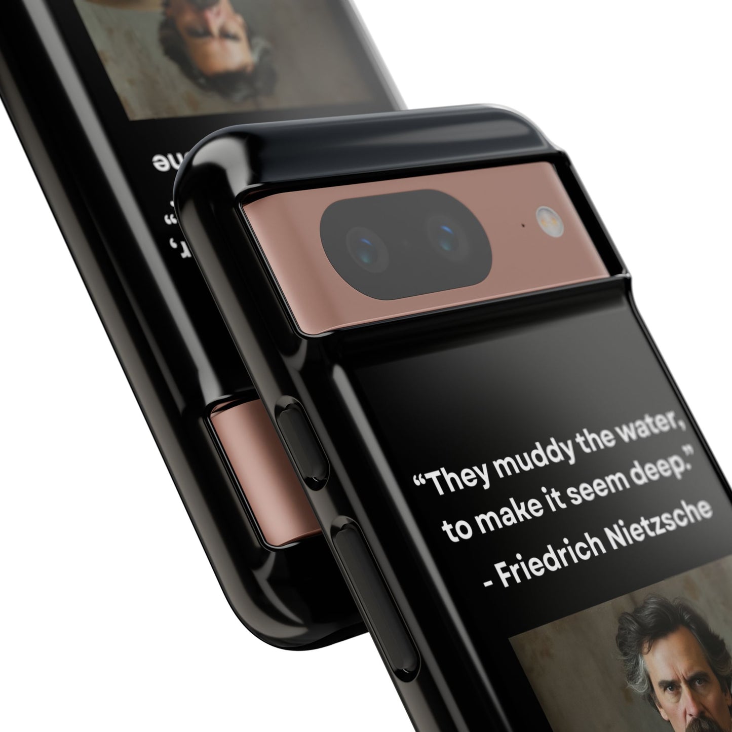 “False Depth” – Friedrich Nietzsche Quote Tough Phone Case