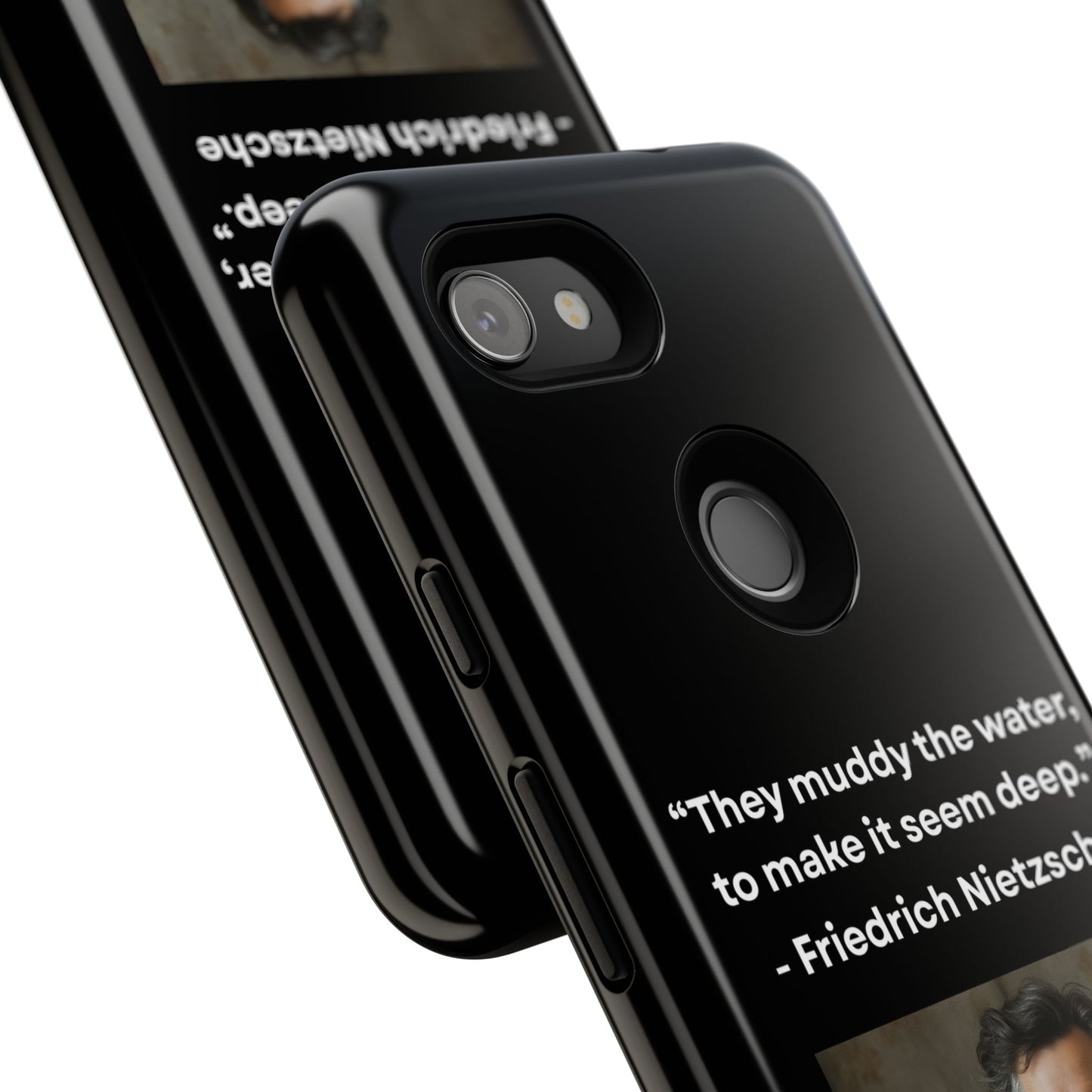 “False Depth” – Friedrich Nietzsche Quote Tough Phone Case