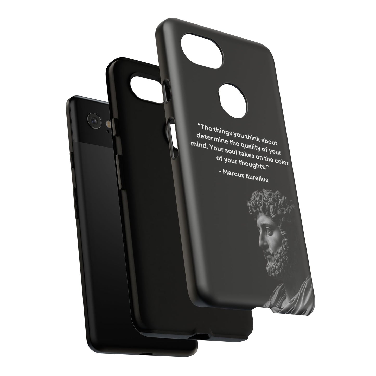 “Color of Thought” – Marcus Aurelius Quote Tough Phone Case