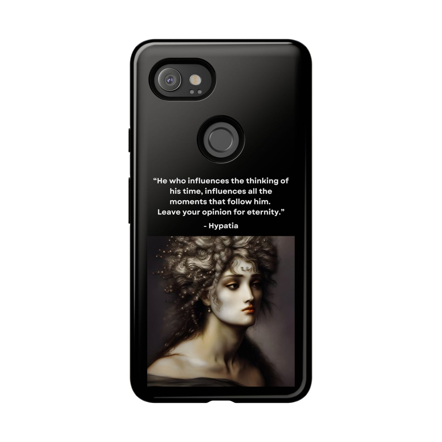 “Leave Your Mark” – Hypatia Quote Tough Phone Case