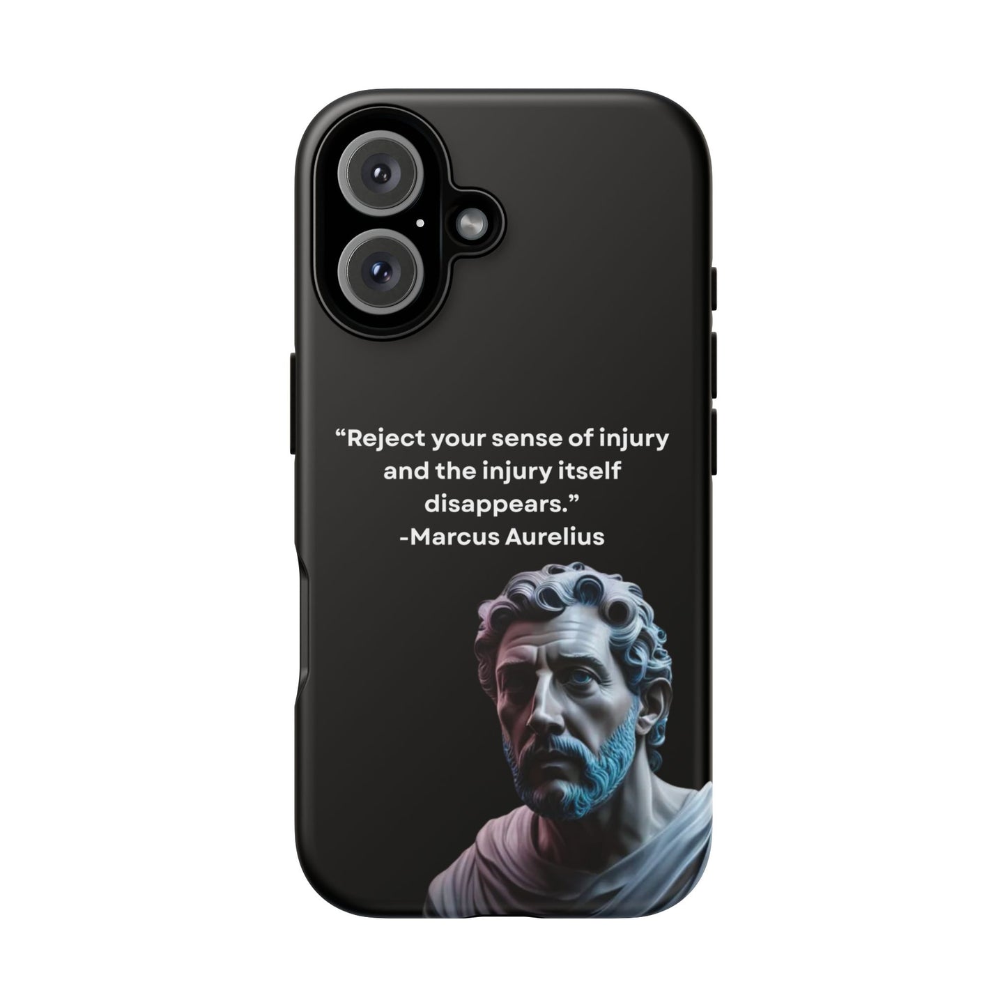 “Strength Within” – Marcus Aurelius Quote Tough Phone Case