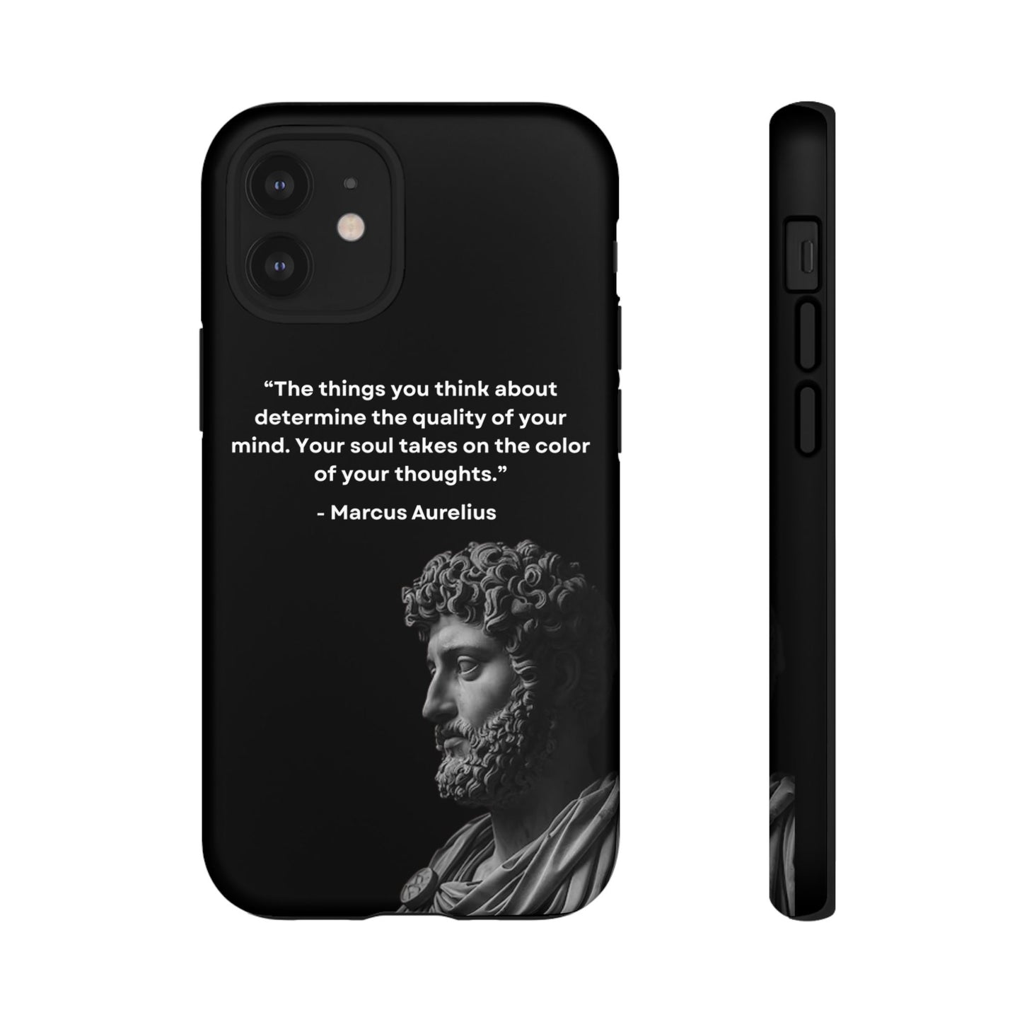 “Color of Thought” – Marcus Aurelius Quote Tough Phone Case