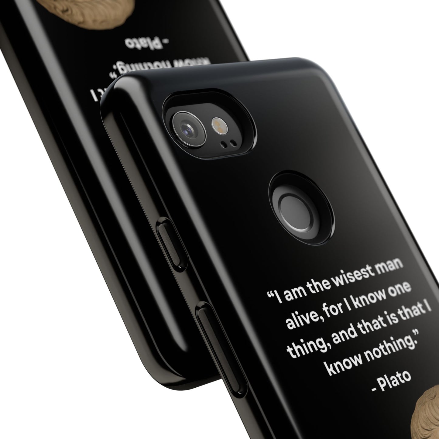 "Know Nothing, Own Wisdom" – Plato Tough Phone Case