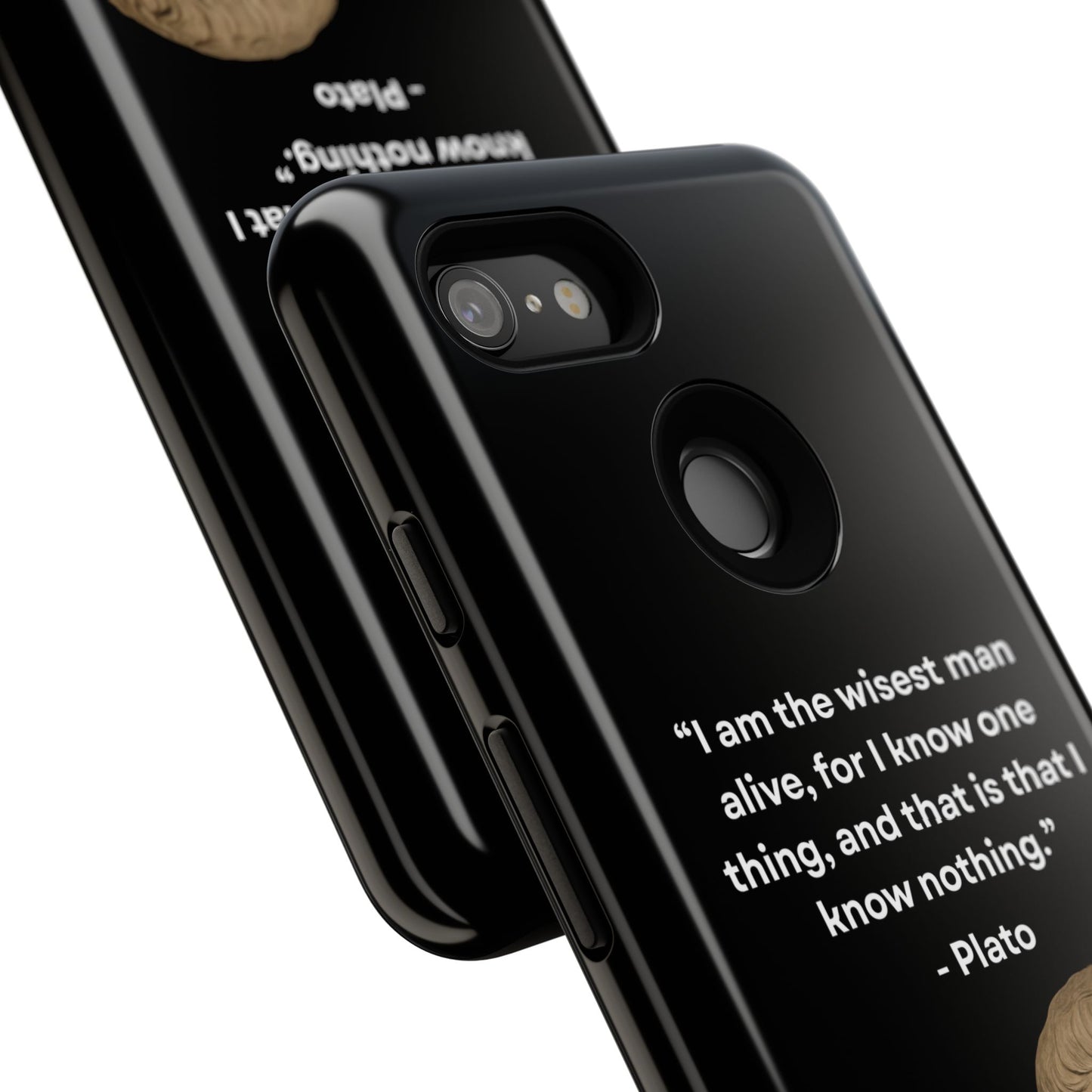 "Know Nothing, Own Wisdom" – Plato Tough Phone Case