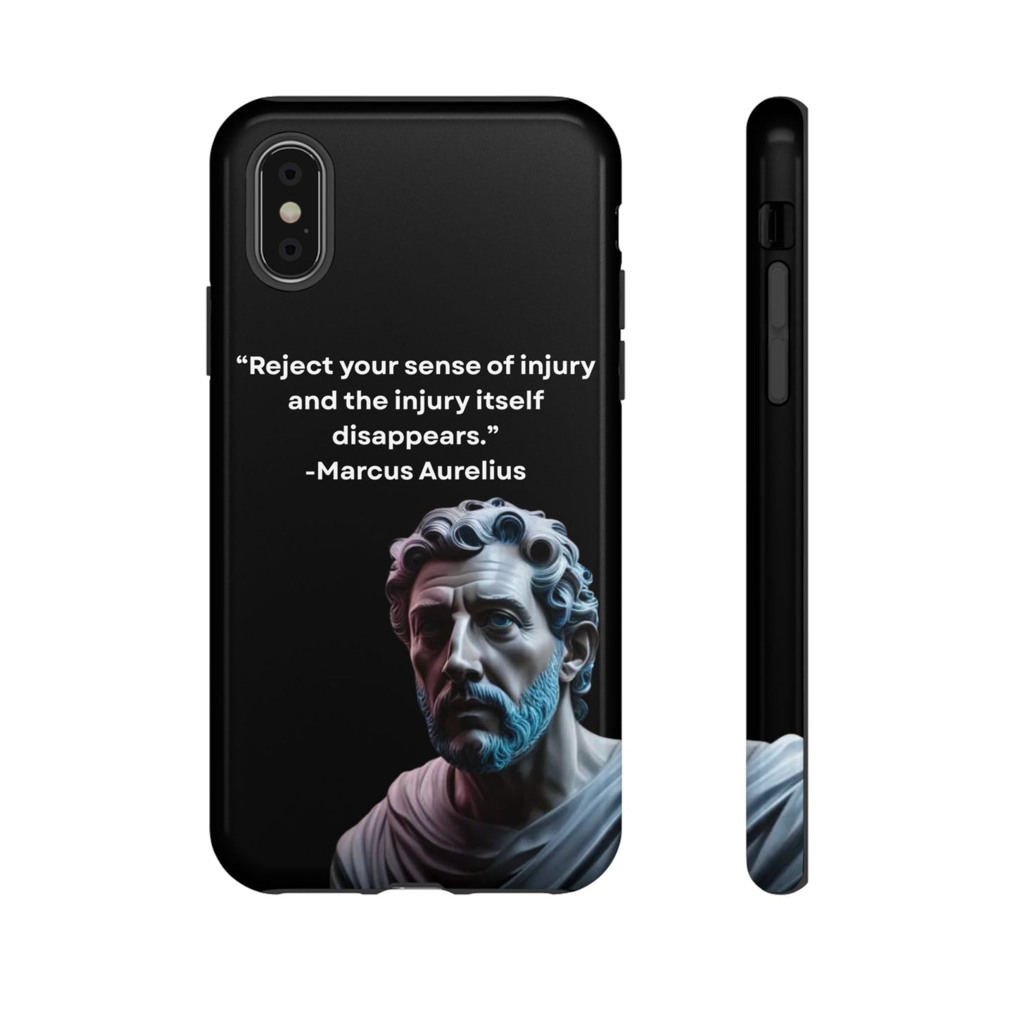 “Strength Within” – Marcus Aurelius Quote Tough Phone Case