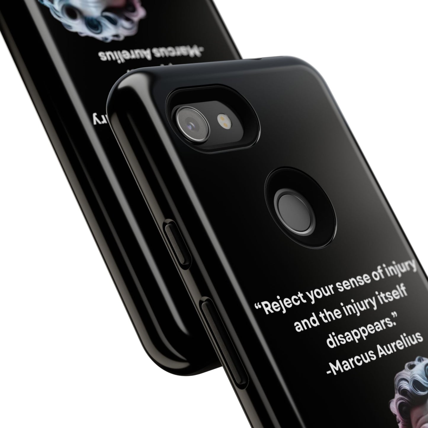 “Strength Within” – Marcus Aurelius Quote Tough Phone Case